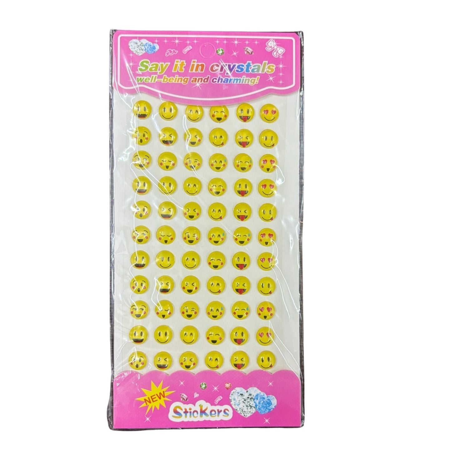 3D Sticker Pack for Kids | Fun Smile & Flower Design 3D Sticker Set for Craft DIY Scrapbooking School Project & Art Activities - Apkamart #Style_Pack Of 1