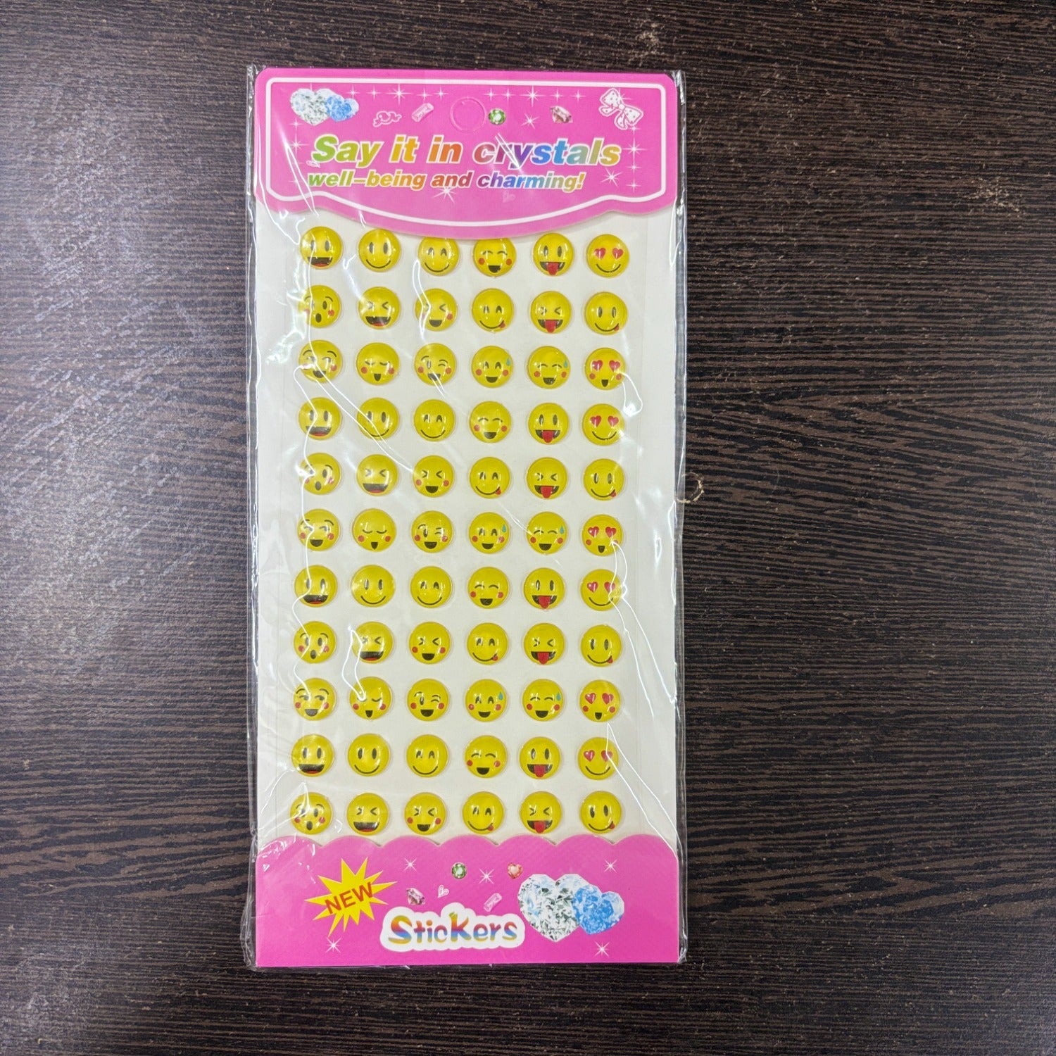 3D Sticker Pack for Kids | Fun Smile & Flower Design 3D Sticker Set for Craft DIY Scrapbooking School Project & Art Activities