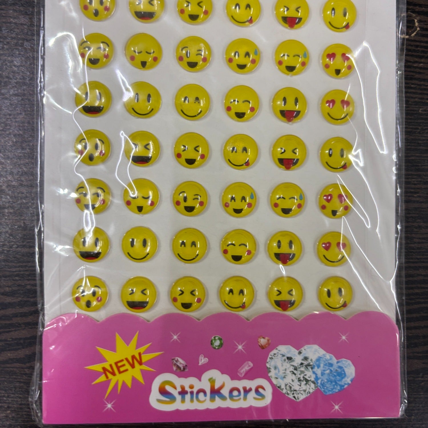 3D Sticker Pack for Kids | Fun Smile & Flower Design 3D Sticker Set for Craft DIY Scrapbooking School Project & Art Activities