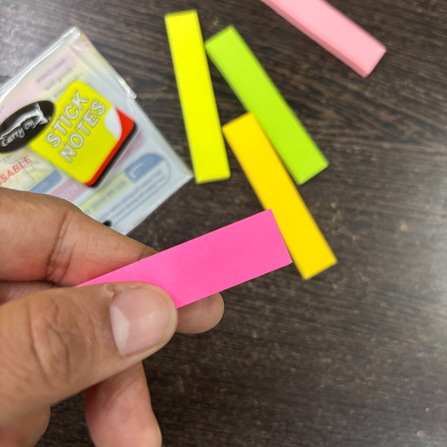 Sticky Notes| Small Removable Sticky Note Pad for Office & Study | Sticky Notes for Book Tabs & Sticker Notes Paper Organiser Multicolor Memo Pads