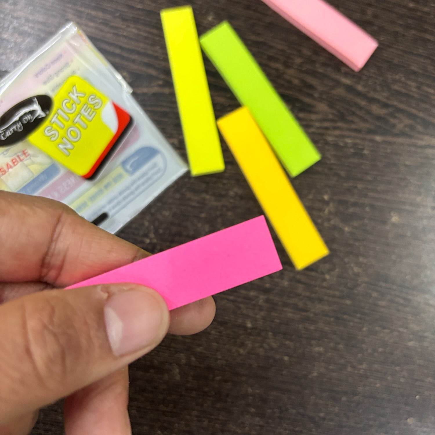 Sticky Notes| Small Removable Sticky Note Pad for Office & Study | Sticky Notes for Book Tabs & Sticker Notes Paper Organiser Multicolor Memo Pads