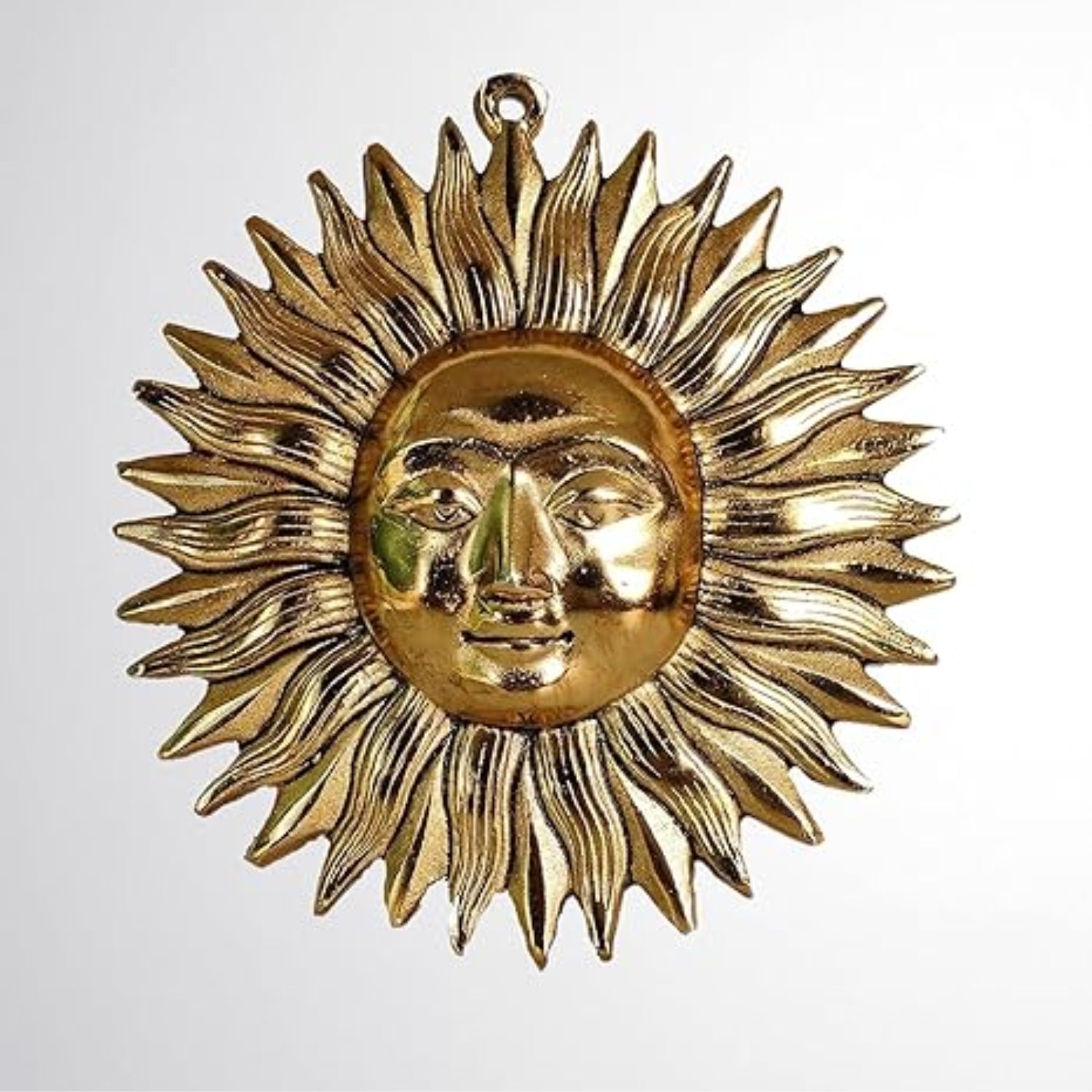 Sun Wall Hanging Vastu Surya Dev Idol | Bhagwan Surya Decorative Wall Hanging | Handcrafted Home Mandir Sun Wall Decor - 7 Inch - Apkamart
