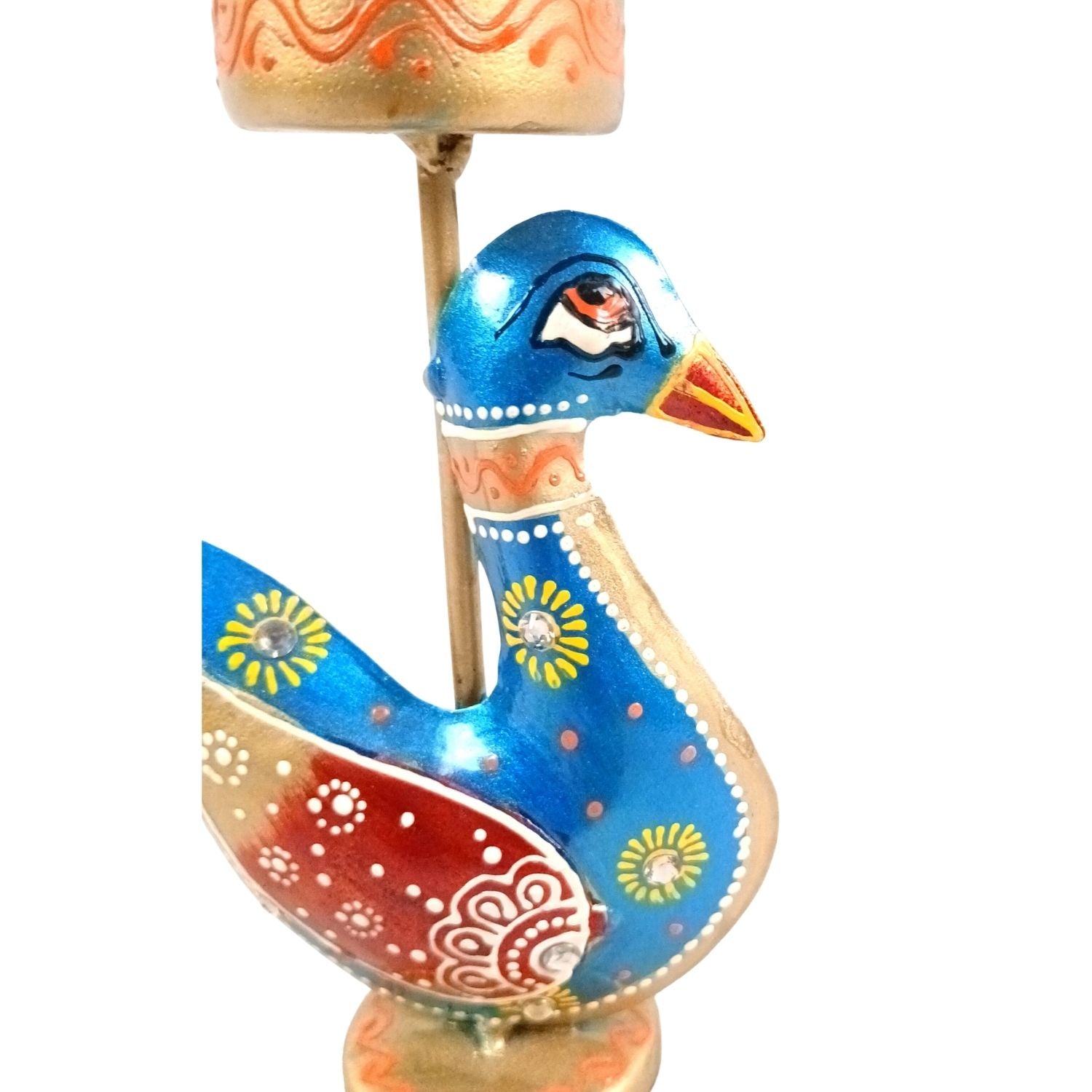 Swan Design Iron Tealight Candle Holder-Apkamart