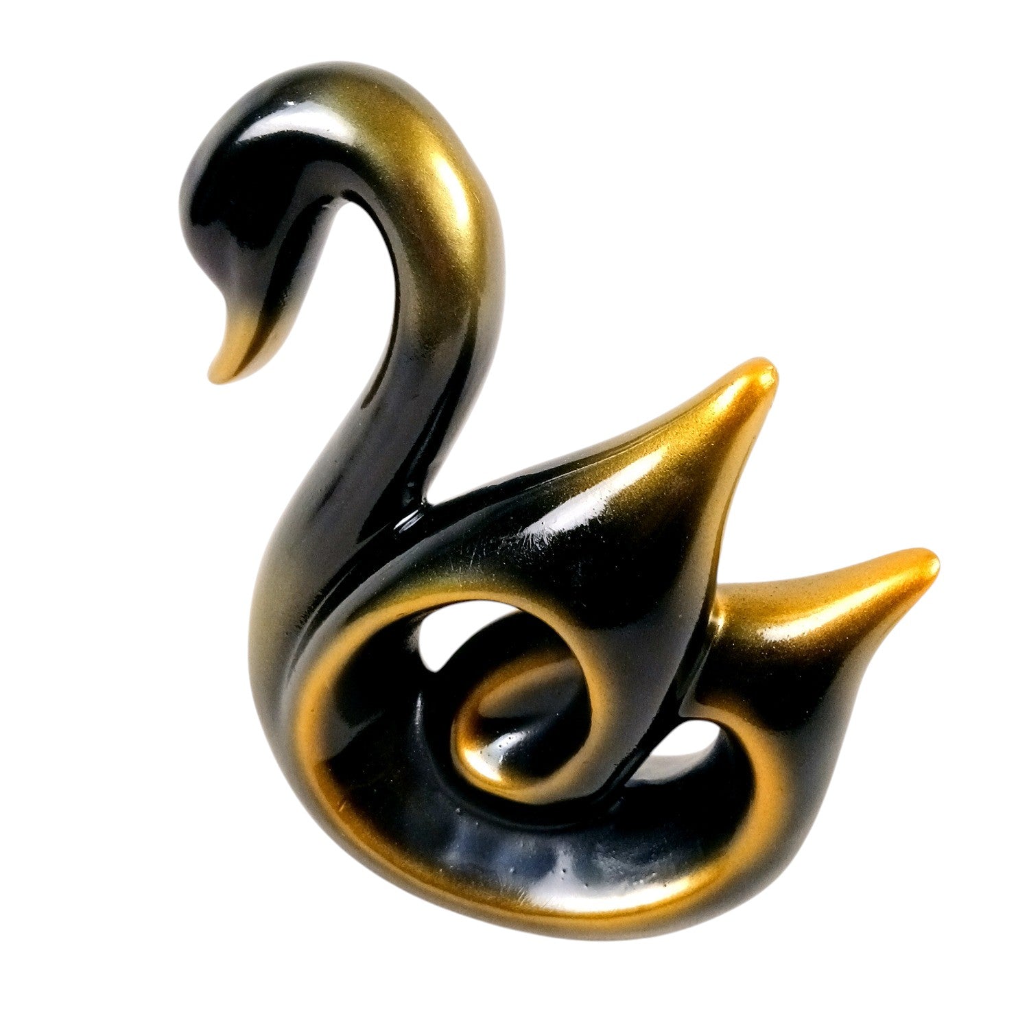 Swan Couple Showpiece Set | Hans Pair Showpiece Duck Statue for Home, Table & Office Décor | Romantic Gift for Him & Her | Wediing Anniversary Gift - (Set Of 2) - Apkamart