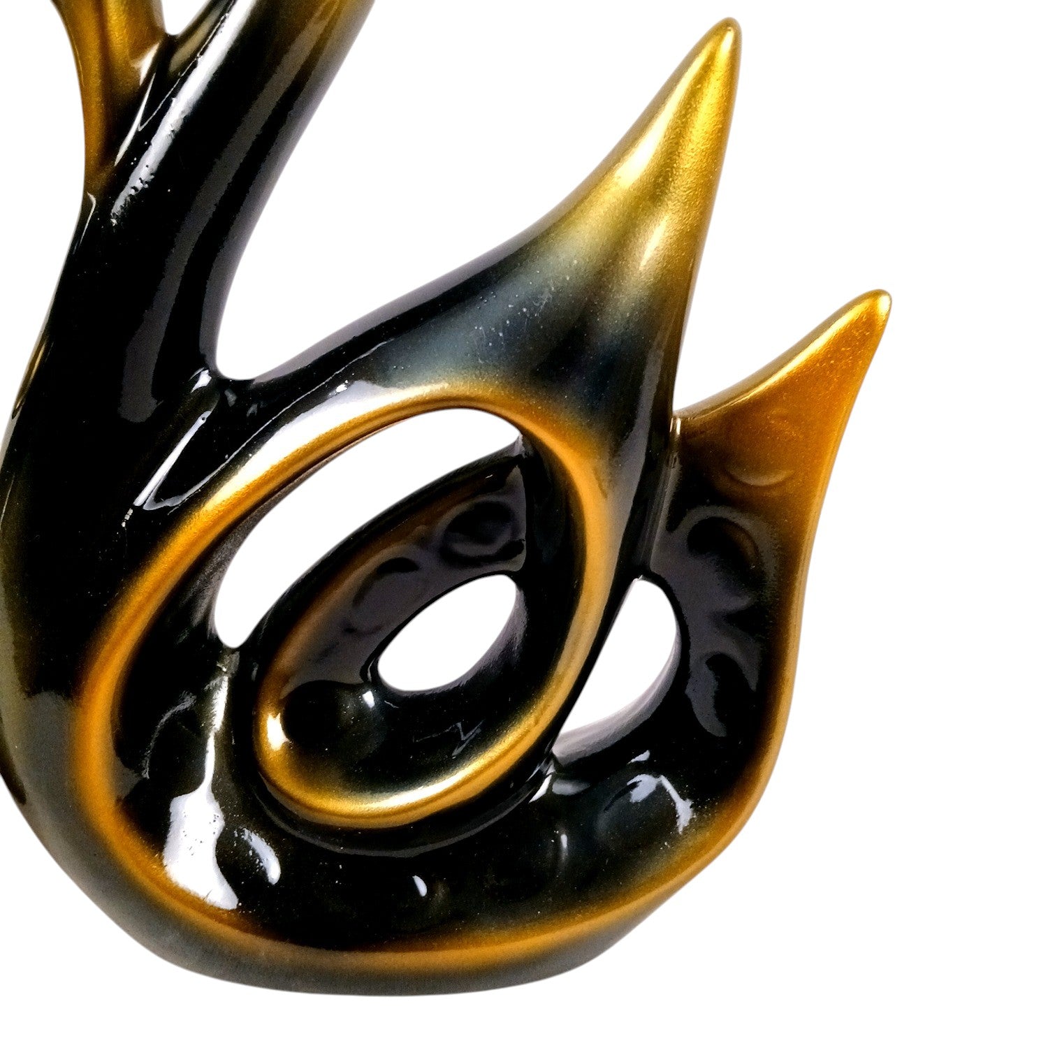 Swan Couple Showpiece Set | Hans Pair Showpiece Duck Statue for Home, Table & Office Décor | Romantic Gift for Him & Her | Wediing Anniversary Gift - (Set Of 2) - Apkamart