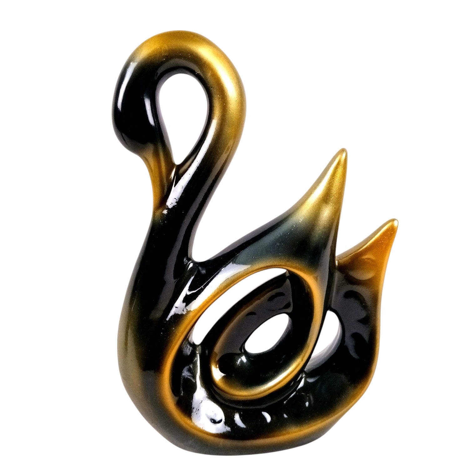 Swan Couple Showpiece Set | Hans Pair Showpiece Duck Statue for Home, Table & Office Décor | Romantic Gift for Him & Her | Wediing Anniversary Gift - (Set Of 2) - Apkamart