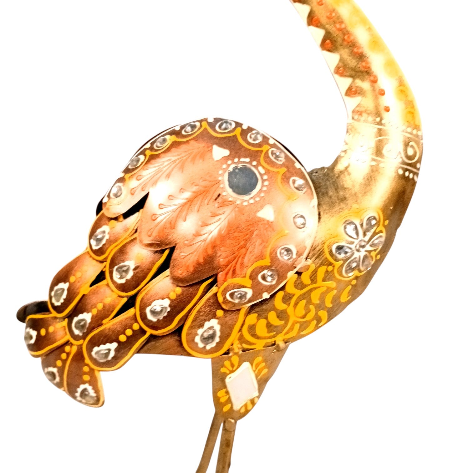 Swan Showpiece | Decorative Figurine for Home, Living Room & Office | Handcrafted Iron Statue & Table Showpiece for Gifting & Interior Decoration - 20 Inch (Set Of 2)