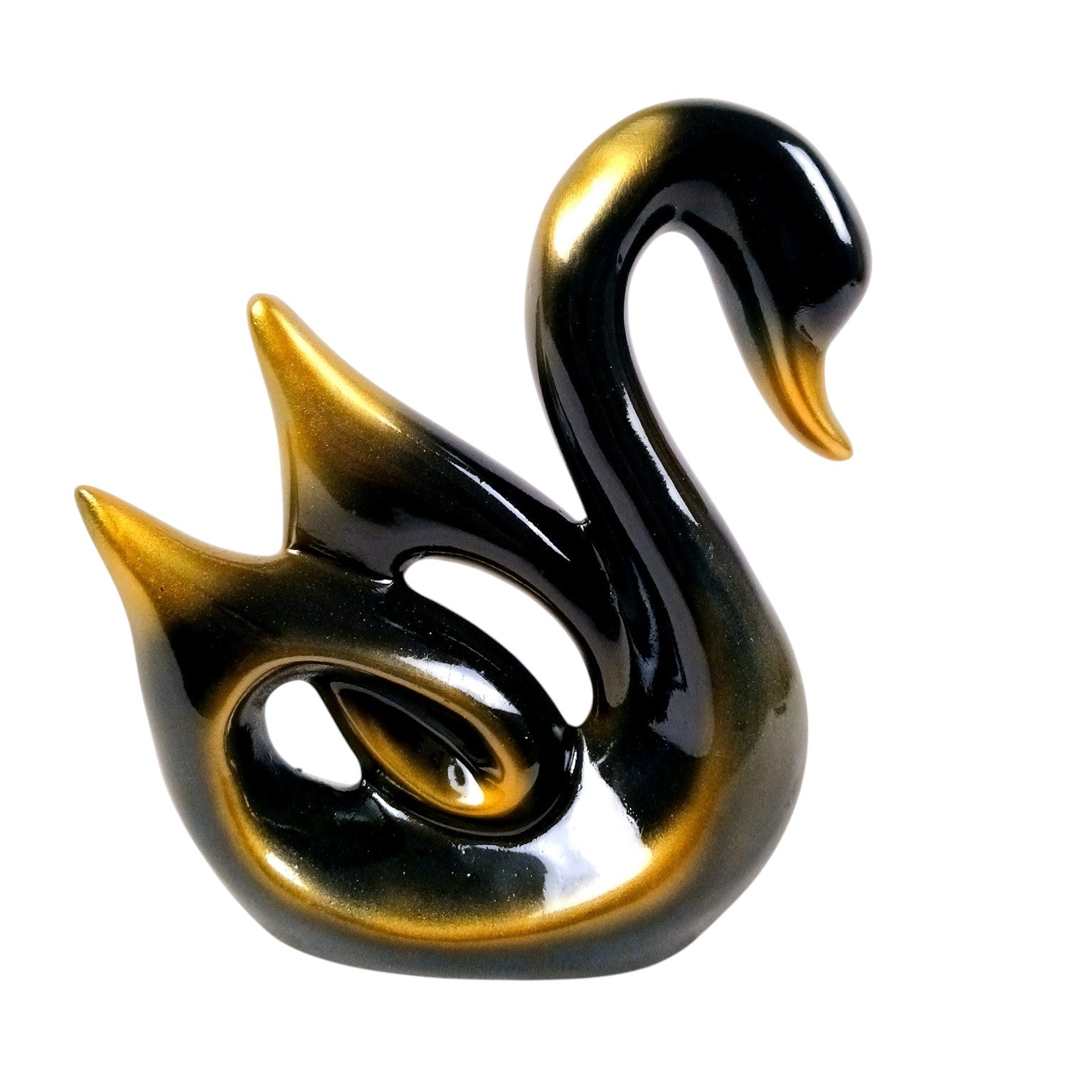 Swan Couple Showpiece Set | Hans Pair Showpiece Duck Statue for Home, Table & Office Décor | Romantic Gift for Him & Her | Wediing Anniversary Gift - (Set Of 2) - Apkamart