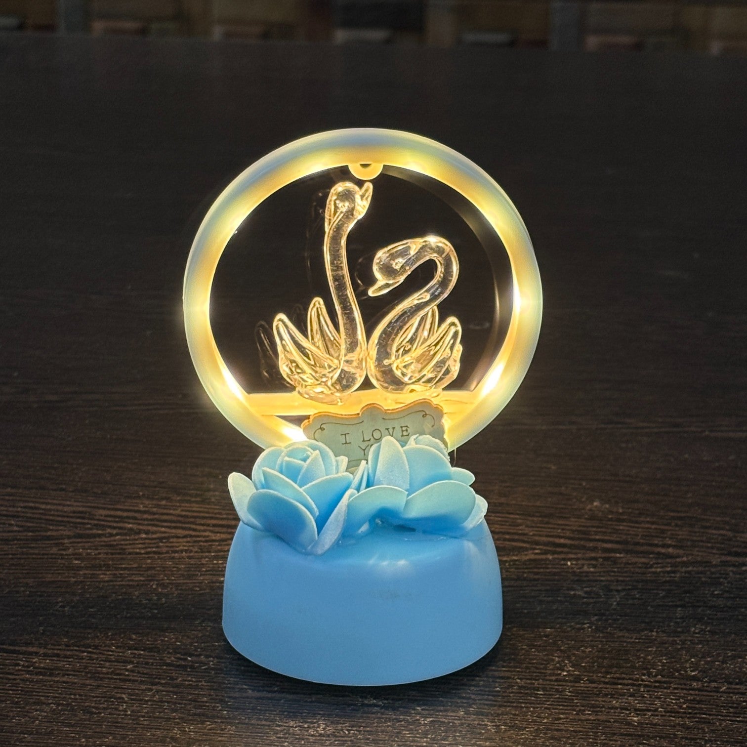 LED Couple Showpiece | Romantic Light Love Statue for Bedroom, Living Room & Table Décor | Gift for Valentine, Wedding & Anniversary - 6 Inch - Apkamart #Style_Design 1