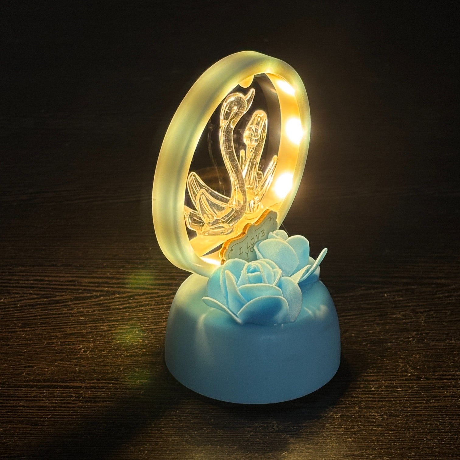 LED Couple Showpiece | Romantic Light Love Statue for Bedroom, Living Room & Table Décor | Gift for Valentine, Wedding & Anniversary - 6 Inch - Apkamart #Style_Design 1