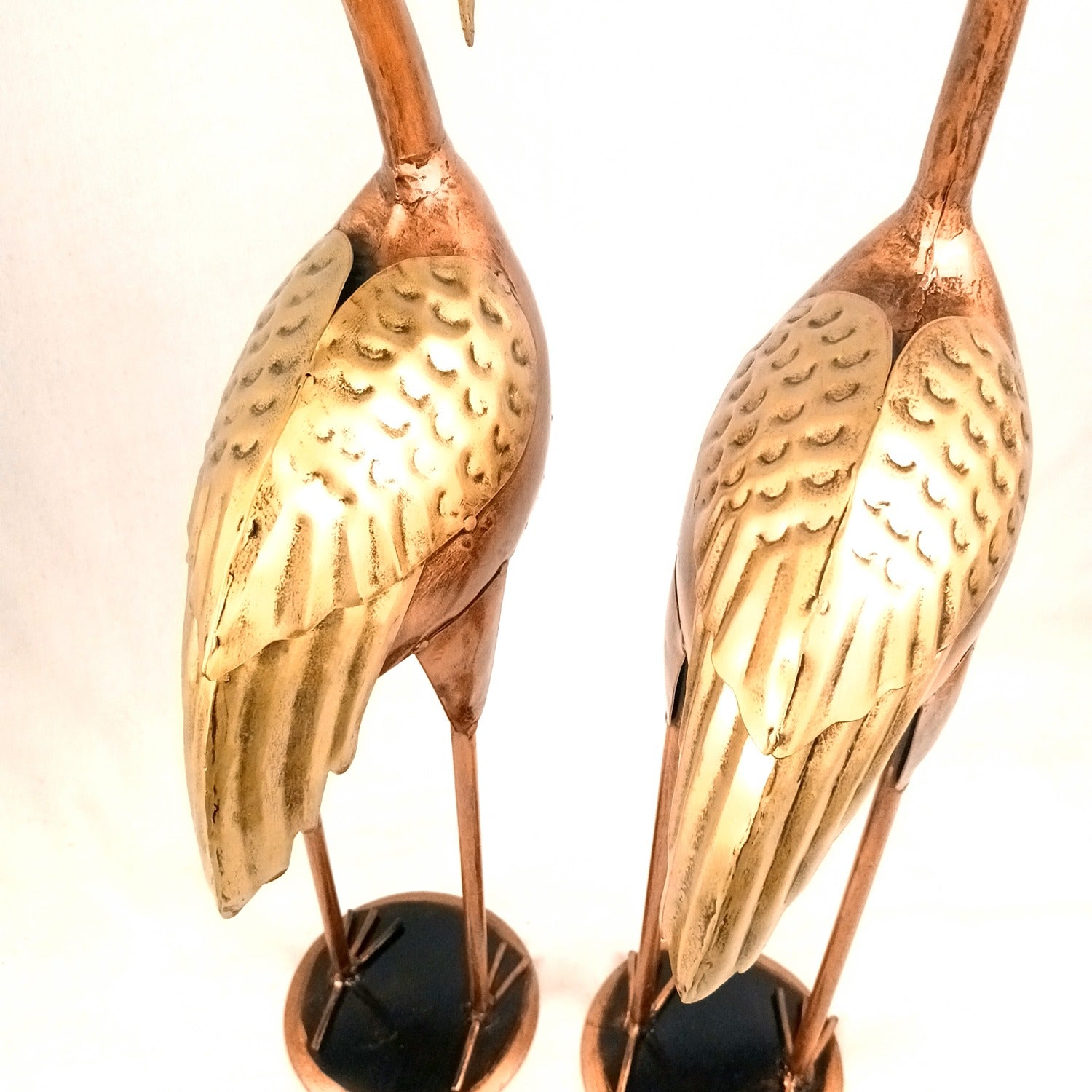 Swan Showpiece Set | Decorative Swan Statue for Home Décor | Elegant Corner Floor Showpiece for Living Room, Bedroom & Hall - 24 Inch (Set Of 2) - Apkamart