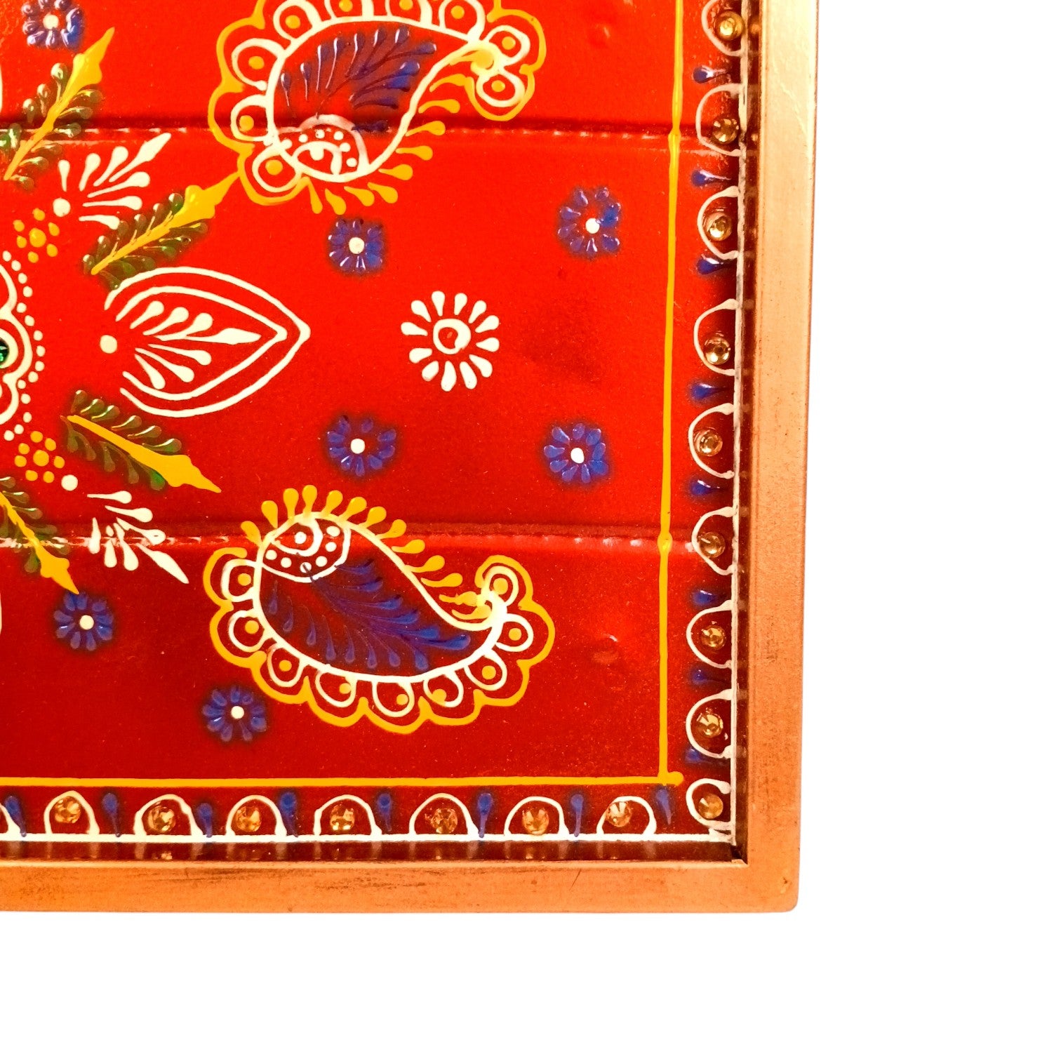 Thela Tray | Unique Serving Tray with Tyres for Snacks, Dry Fruits & Decor | Decorative Handcart Style Tray for Dining, Kitchen, Living Room & Gifting - 12 Inch - Apkamart