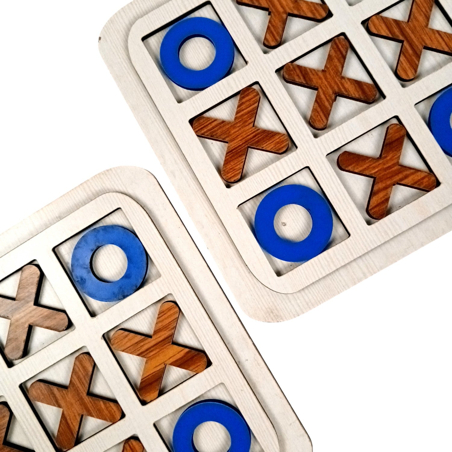 Tic Tac Toe Toy | Zero and Cross Game | Family Board Game - for Kids & Adults, Boys, Girls, Birthday Gifts, Return Gift - 6 Inch (Pack Of 2) - Apkamart
