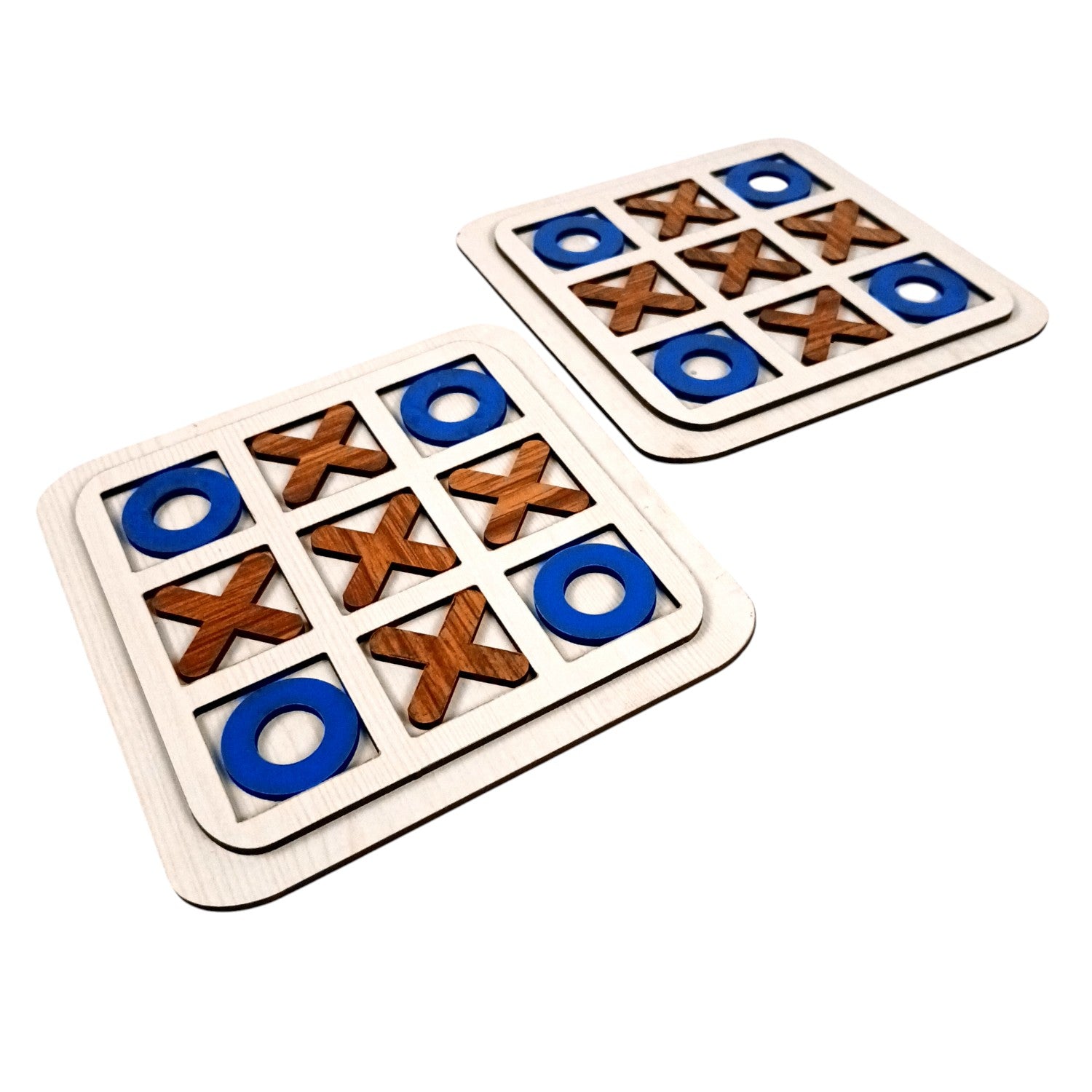 Tic Tac Toe Toy | Zero and Cross Game | Family Board Game - for Kids & Adults, Boys, Girls, Birthday Gifts, Return Gift - 6 Inch (Pack Of 2) - Apkamart