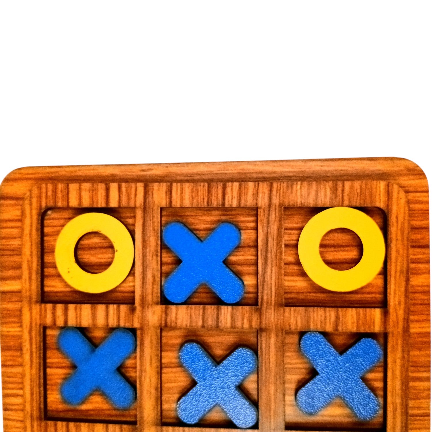 Tic Tac Toe Toy | Zero and Cross Game | Family Board Game - for Kids & Adults, Boys, Girls, Birthday, Return Gift - 6 Inch - Apkamart