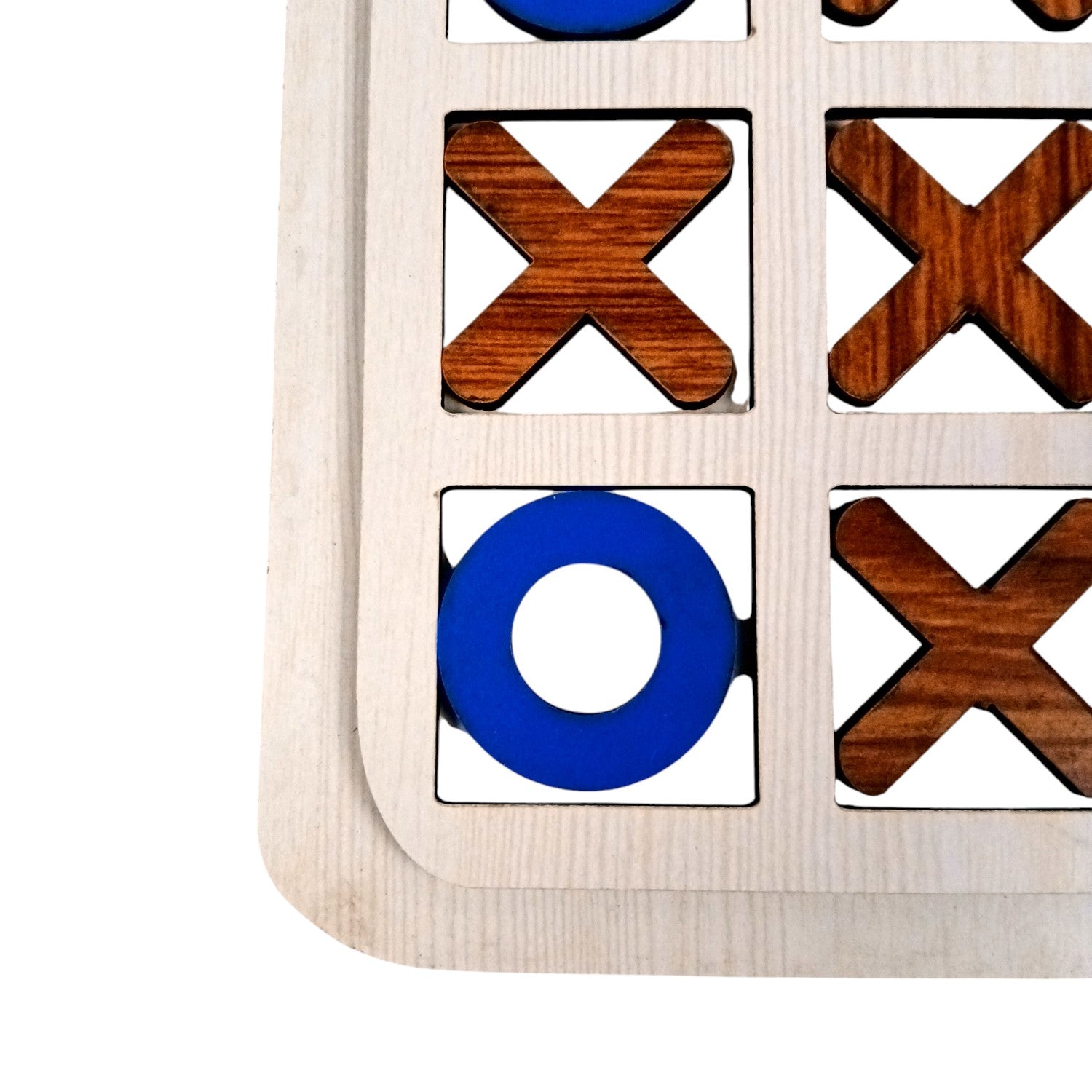 Tic Tac Toe Toy | Zero and Cross Game | Family Board Game - for Kids & Adults, Boys, Girls, Birthday Gifts, Return Gift - 6 Inch (Pack Of 2) - Apkamart