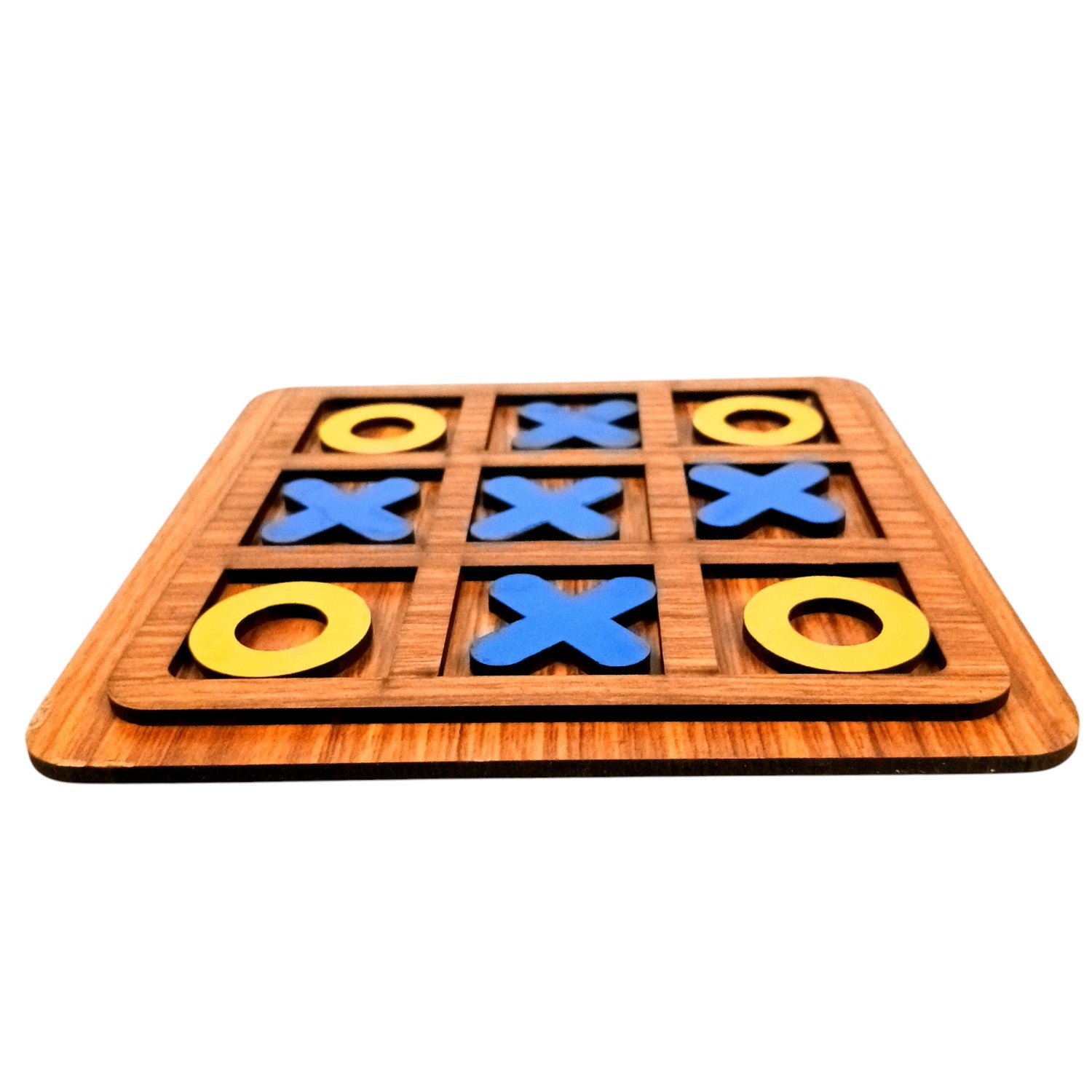 Tic Tac Toe Toy | Zero and Cross Game | Family Board Game - for Kids & Adults, Boys, Girls, Birthday, Return Gift - 6 Inch - Apkamart