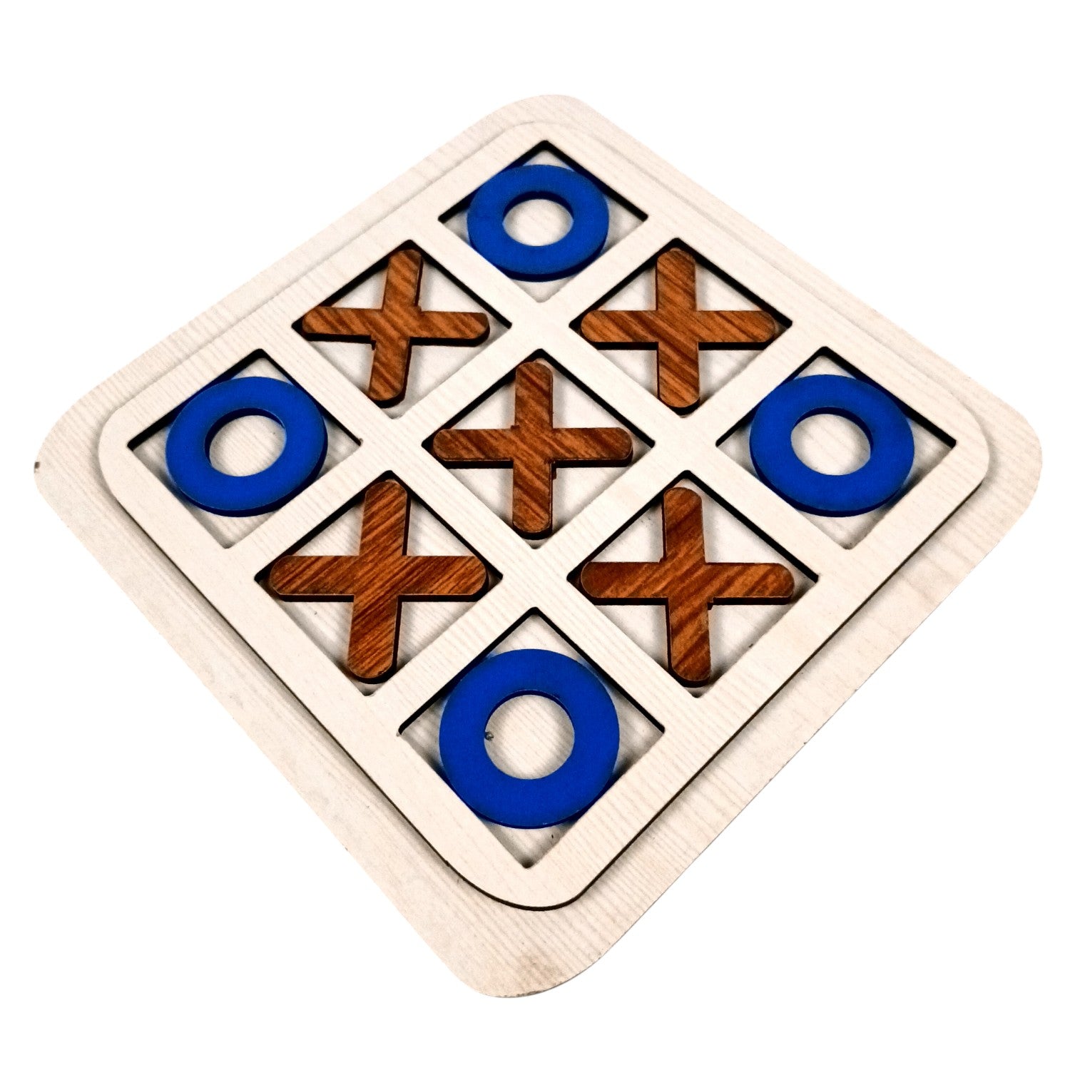 Tic Tac Toe Toy | Zero and Cross Game | Family Board Game - for Kids & Adults, Boys, Girls, Birthday Gifts, Return Gift - 6 Inch (Pack Of 4) - Apkamart