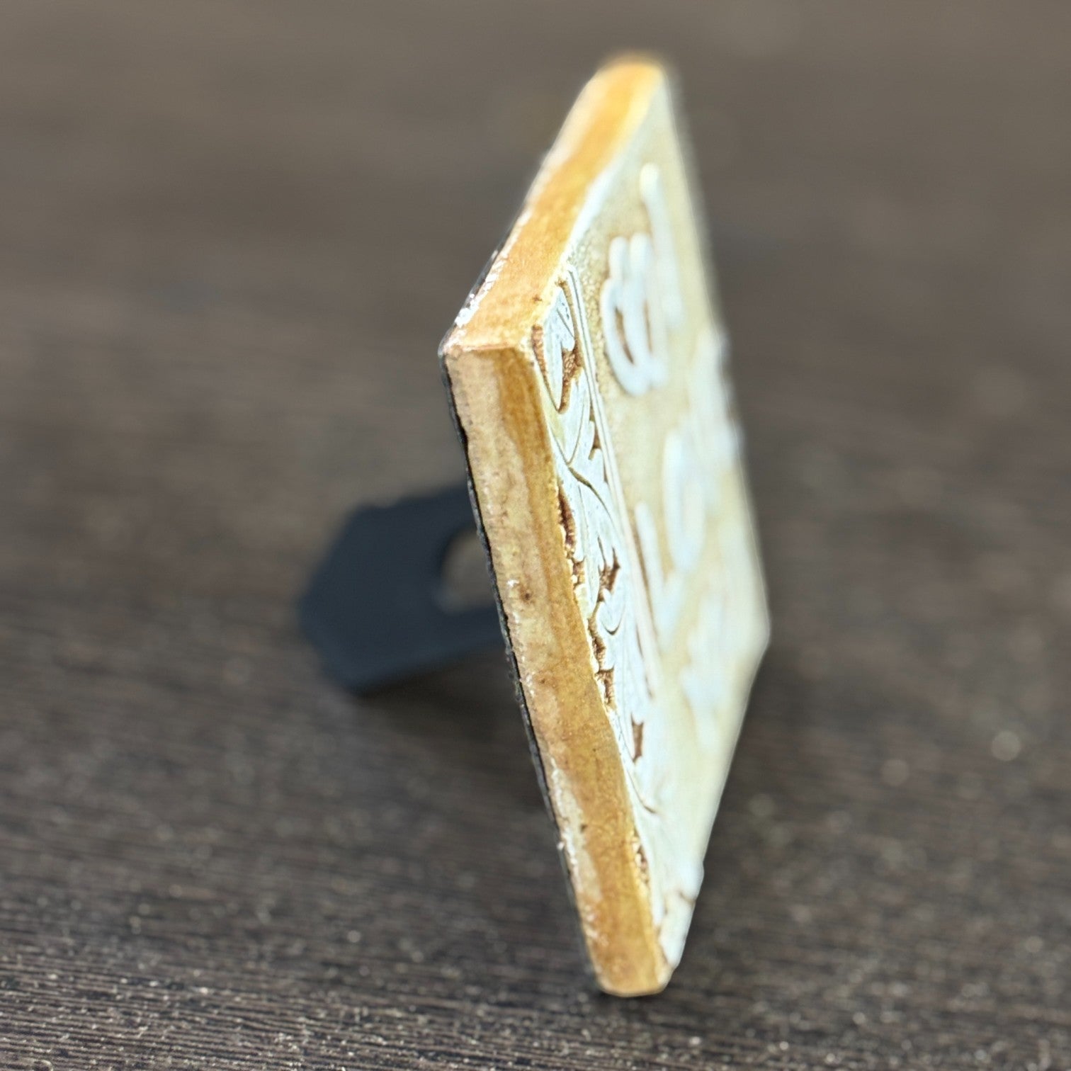 Tile with Stand & Love Message | Romantic Valentine Gift for Her & Him | Anniversary Showpiece with Quote | Decorative Table Gift for Couples & Home Decor - 4 Inch - Apkamart #Style_Design 3