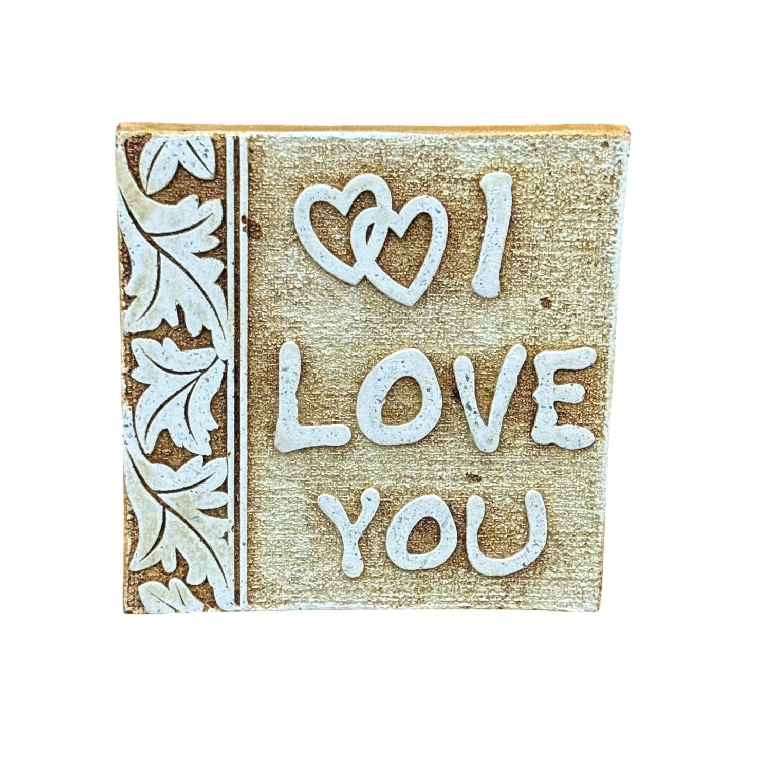 Tile with Stand & Love Message | Romantic Valentine Gift for Her & Him | Anniversary Showpiece with Quote | Decorative Table Gift for Couples & Home Decor - 4 Inch - Apkamart #Style_Design 3