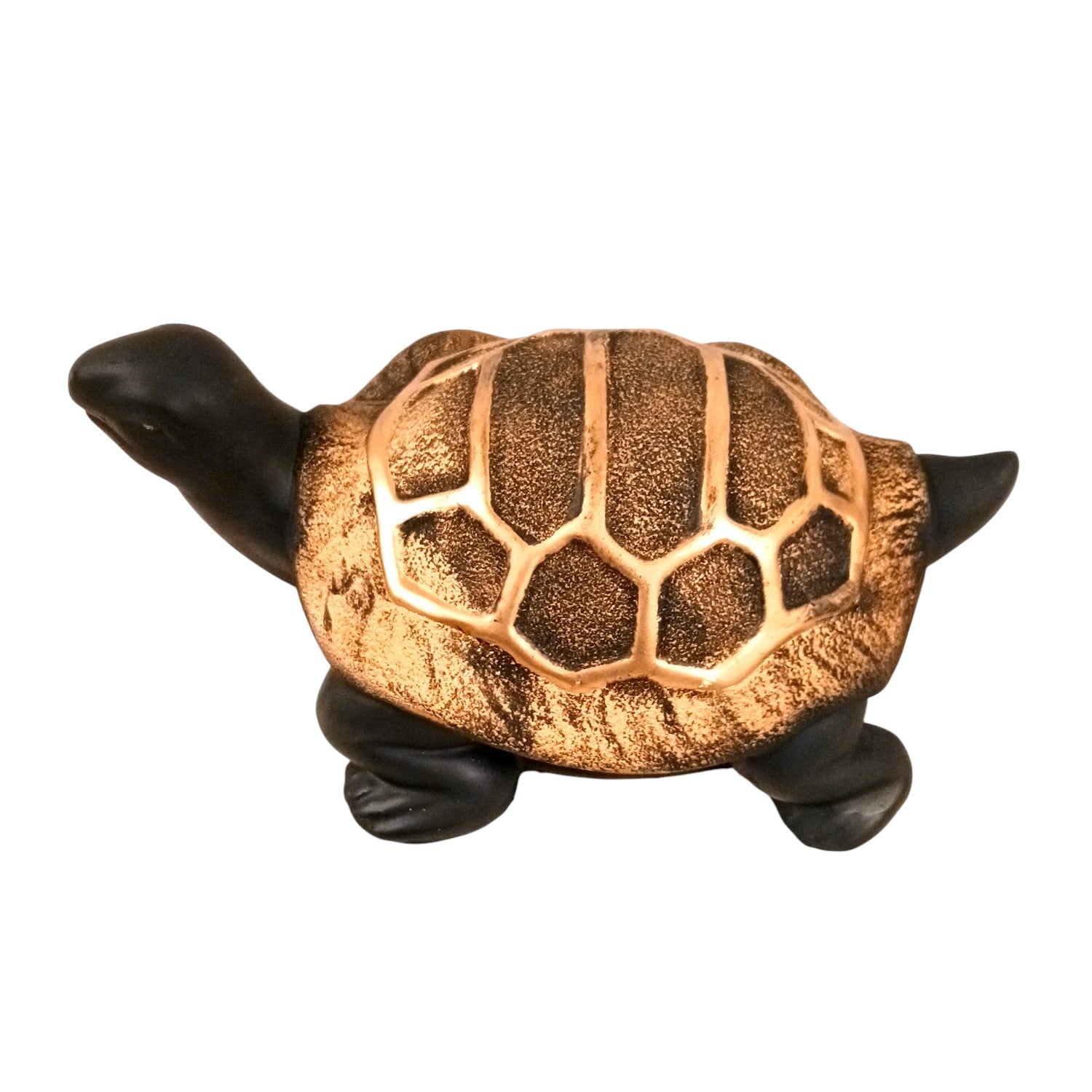 Tortoise Feng Shui Showpiece Set | Lucky Tortoise Statue for Vastu & Home Décor | Decorative Animal Figurine for Living Room, Office Table & Gifting - (Set of 2) - Apkamart