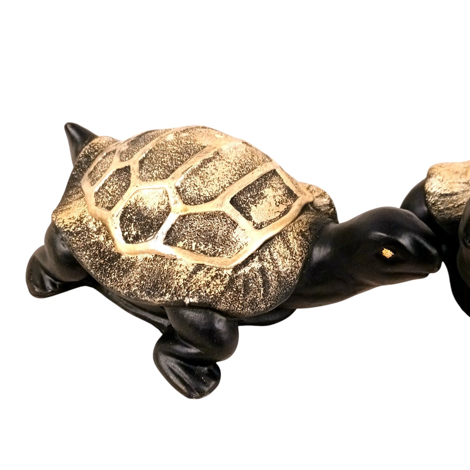 Tortoise Feng Shui Showpiece Set | Lucky Tortoise Statue for Vastu & Home Décor | Showpiece for Home | Decorative Animal Figurine for Living Room, Gifting - 10 Inch - Apkamart