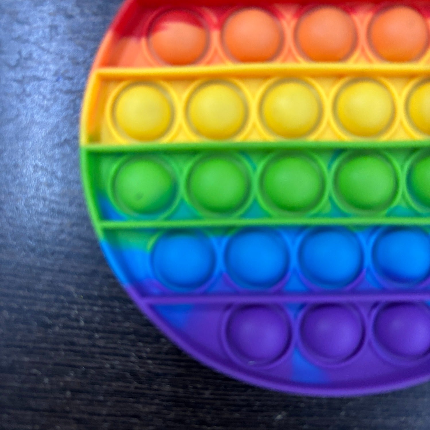 Pop It Fidget Push Pop Bubble Sensory Silicone Stress Relief Toy for Kids and Adults | Reusable Anti Stress Fidget Toy| Colorful Pop Bubble Toy - Pack Of 1 - Apkamart