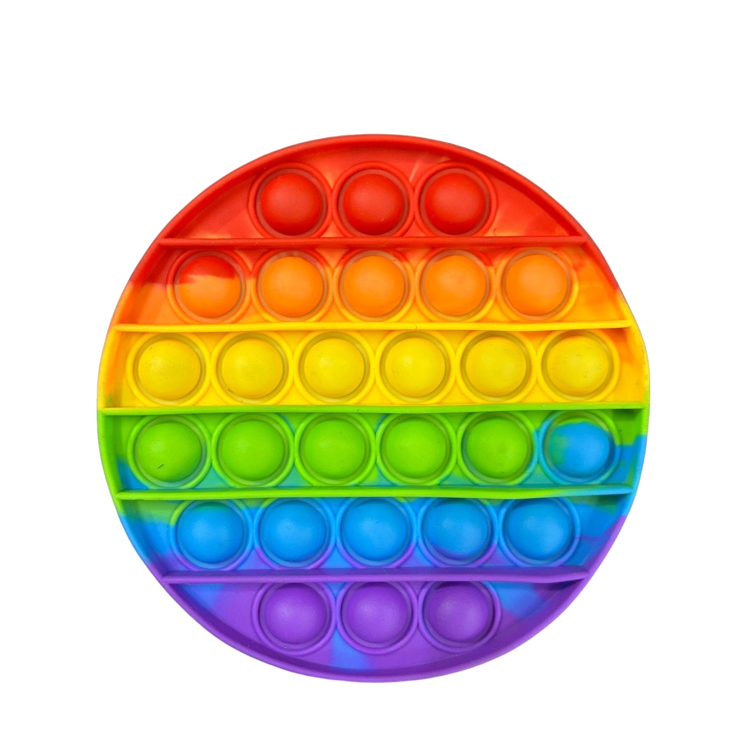 Pop It Fidget Push Pop Bubble Sensory Silicone Stress Relief Toy for Kids and Adults | Reusable Anti Stress Fidget Toy| Colorful Pop Bubble Toy - Pack Of 1 - Apkamart