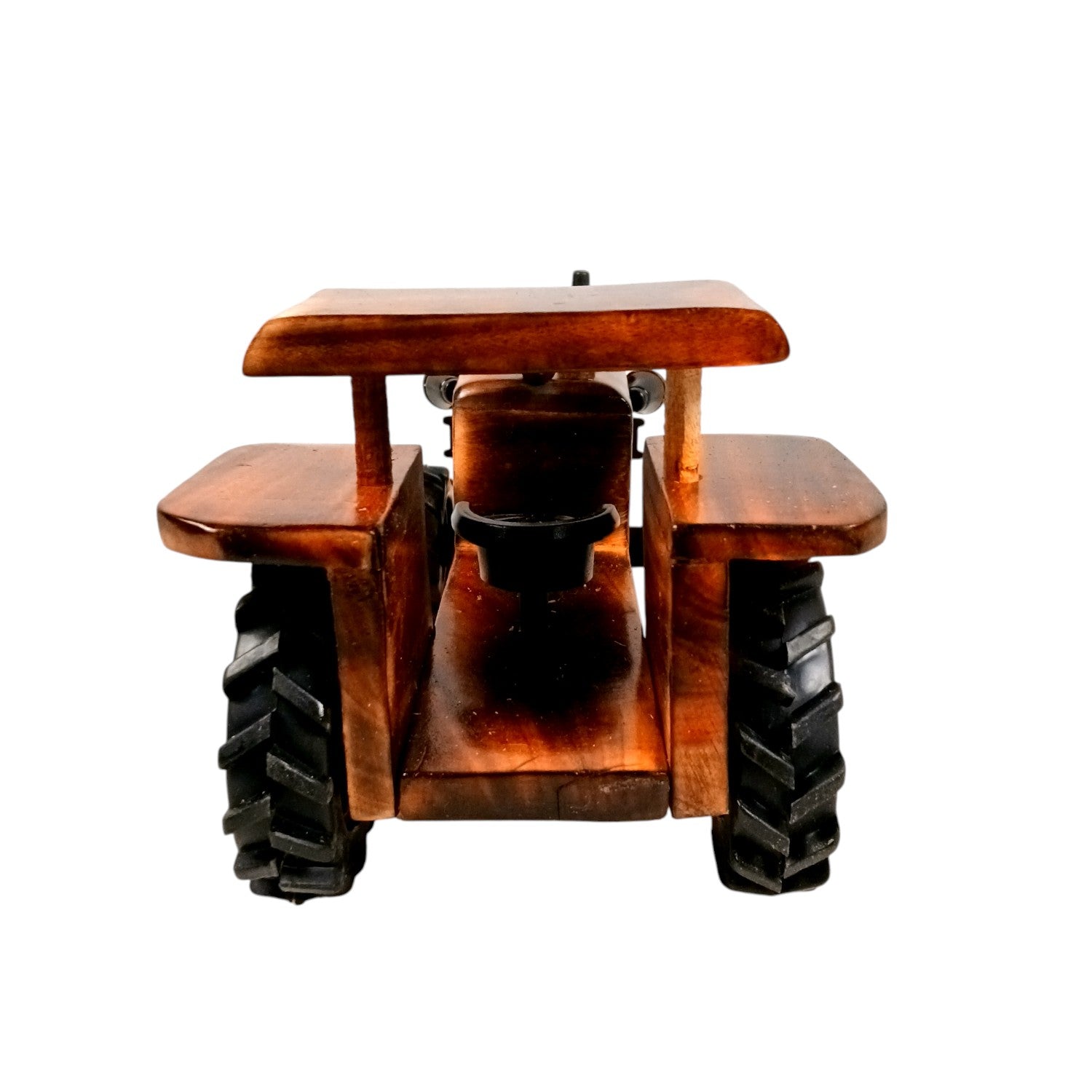 Wooden Tractor Showpiece | Movable Tractor Toy - for Kids, Home Decor, Living Room, Shelf & Gifts - 10 Inch - Apkamart
