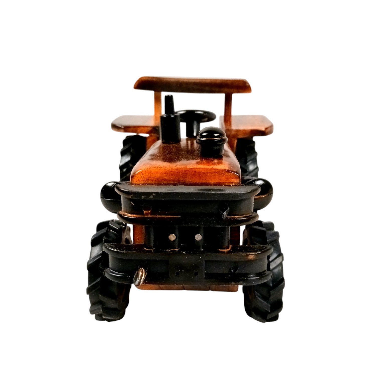 Wooden Tractor Showpiece | Movable Tractor Toy - for Kids, Home Decor, Living Room, Shelf & Gifts - 10 Inch - Apkamart