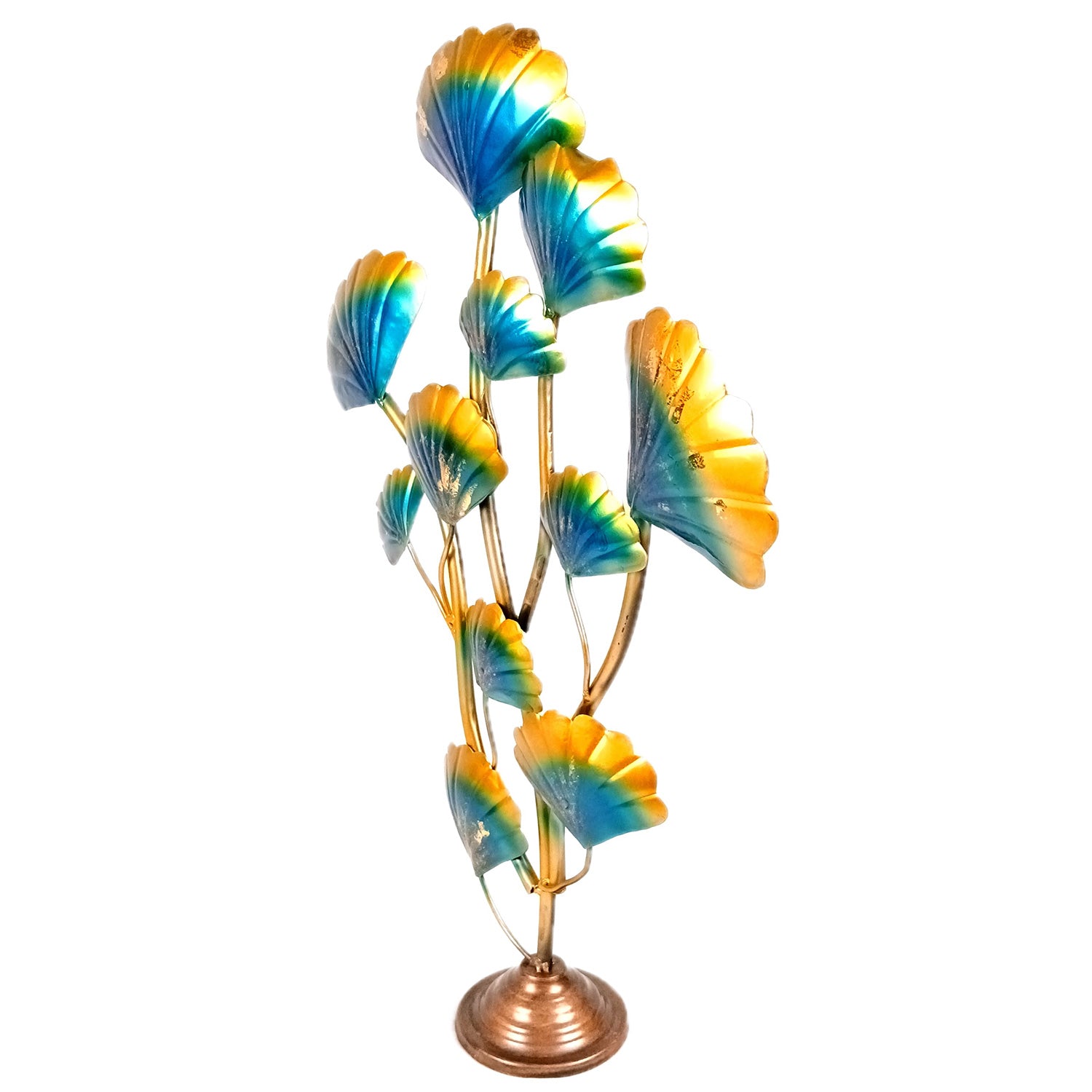 Beautiful Flower Bunch Decorative showpiece - for Home, Corner Table, Shelf, Living Room, Puja Room, Office Desk Decor & Gifts - apkamart