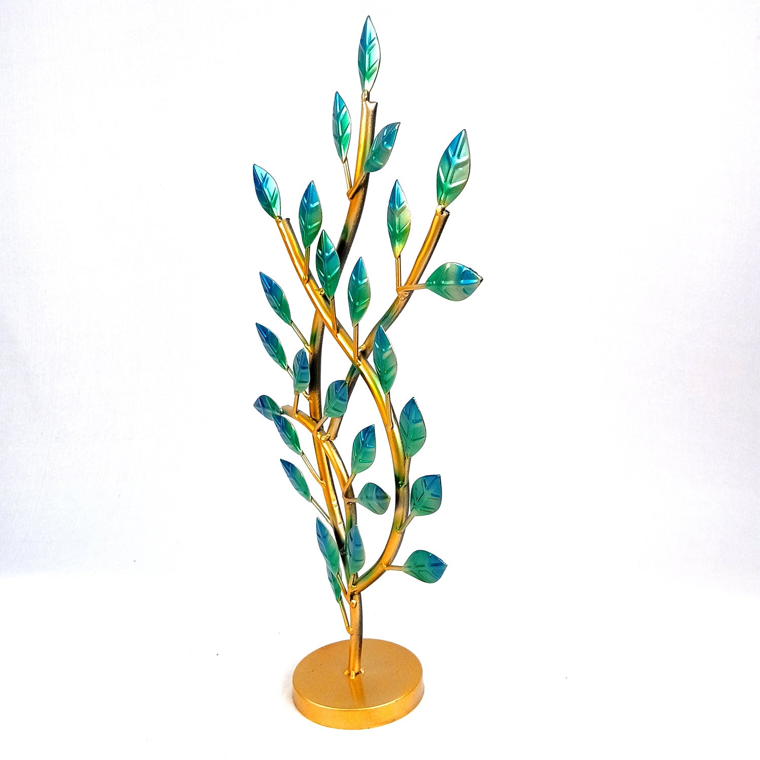 Leaf Tree Decorative showpiece - for Home, Corner Table, Shelf, Living Room, Puja Room, Office Desk Decor & Gifts - Apkamart #Style_Design 1