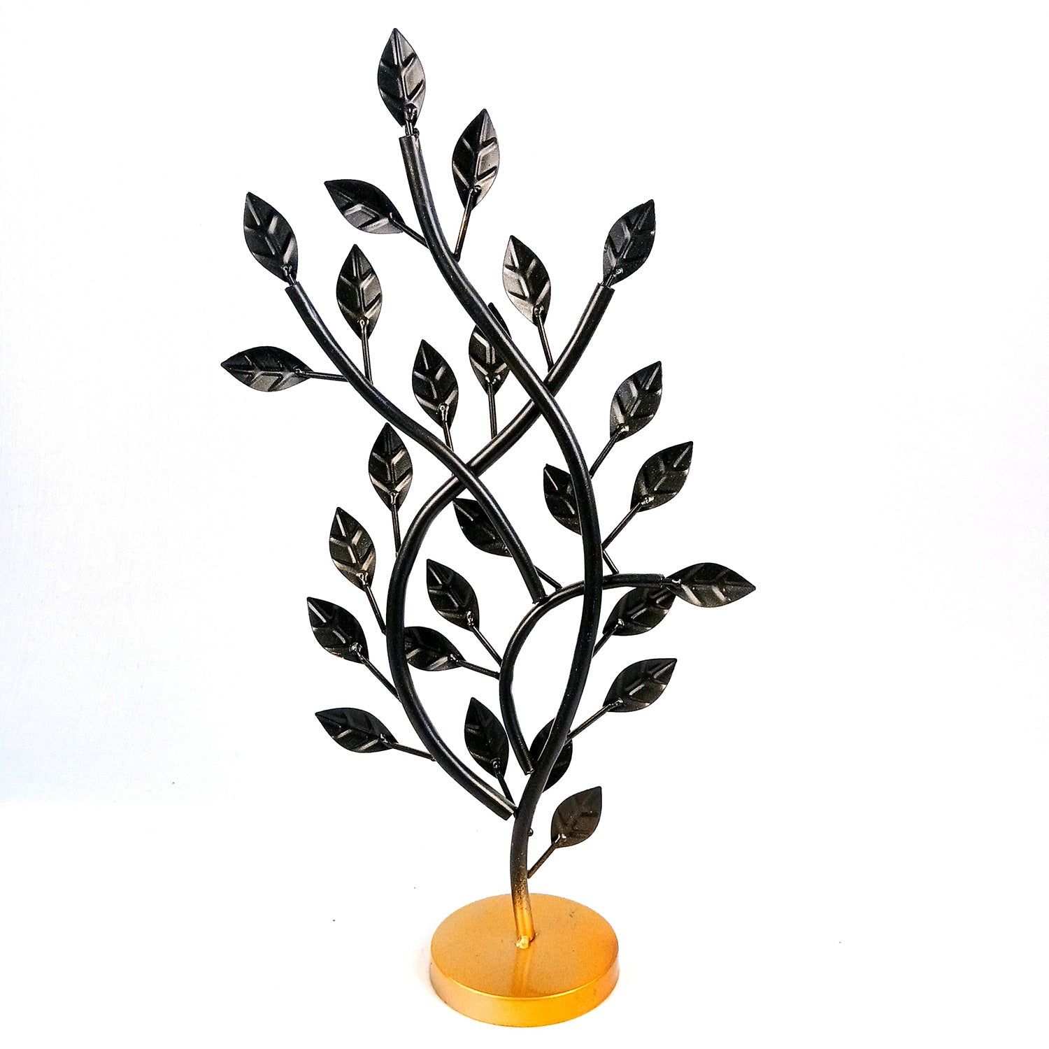 Leaf Tree Decorative showpiece - for Home, Corner Table, Shelf, Living Room, Puja Room, Office Desk Decor & Gifts - Apkamart #Style_Design 1