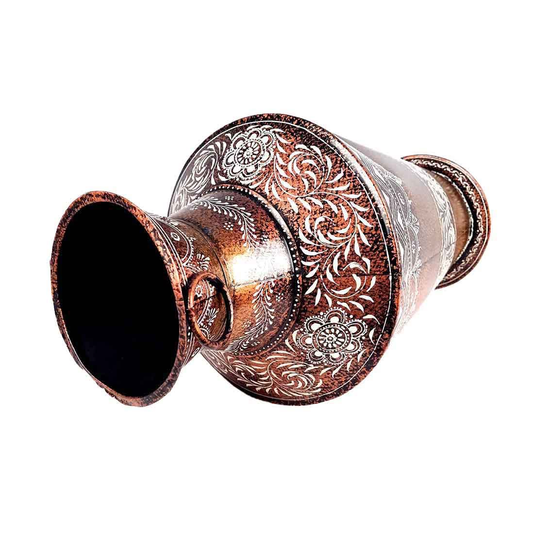 Flower Vase Big | Flower Pot for Corners | Floor Vase - For Home, Living Room, Entrance, Office & Hall Decoration | House Warming & Festival Gift - 21 Inch