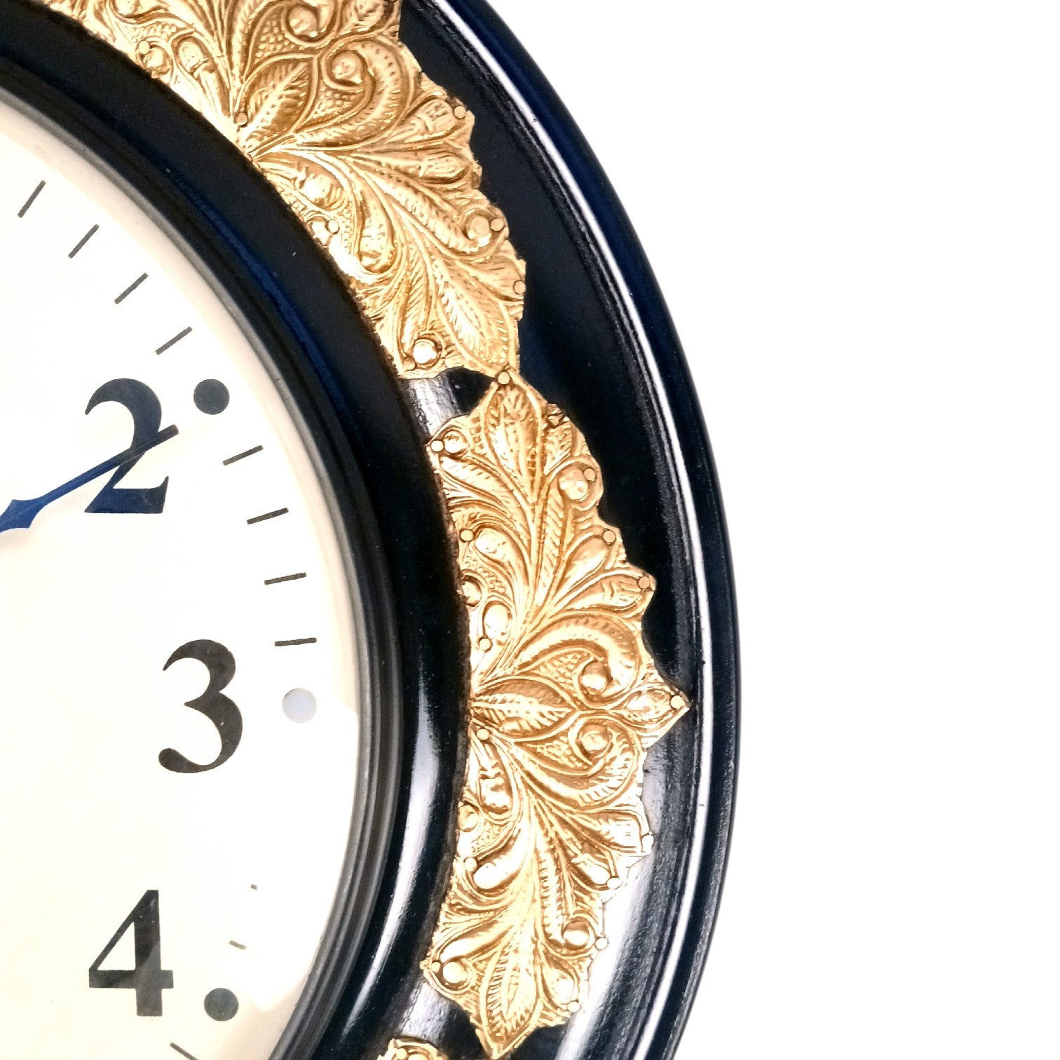 Designer Wall Clock for Living Room Bedroom & Office | Analog Decorative Wall Clock | Modern Home Decor Wooden Clock | Easy Read Display | Housewarming Gift - 18 Inch - Apkamart