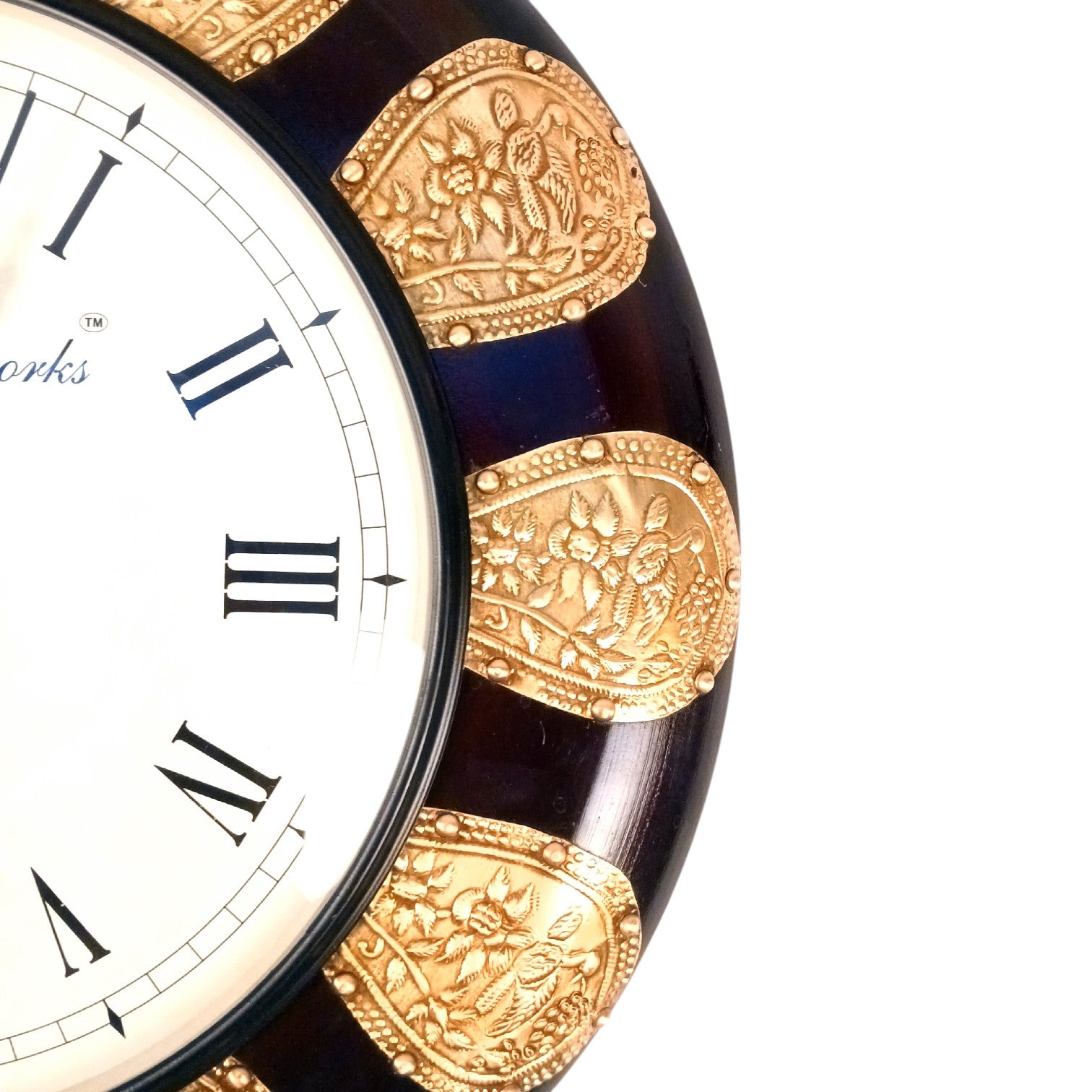 Designer Wall Clock for Living Room Bedroom Office | Analog Wall Clock | Decorative Modern Home Decor Wooden Wall Clock | Housewarming Wedding Gift - 18 Inch - Apkamart