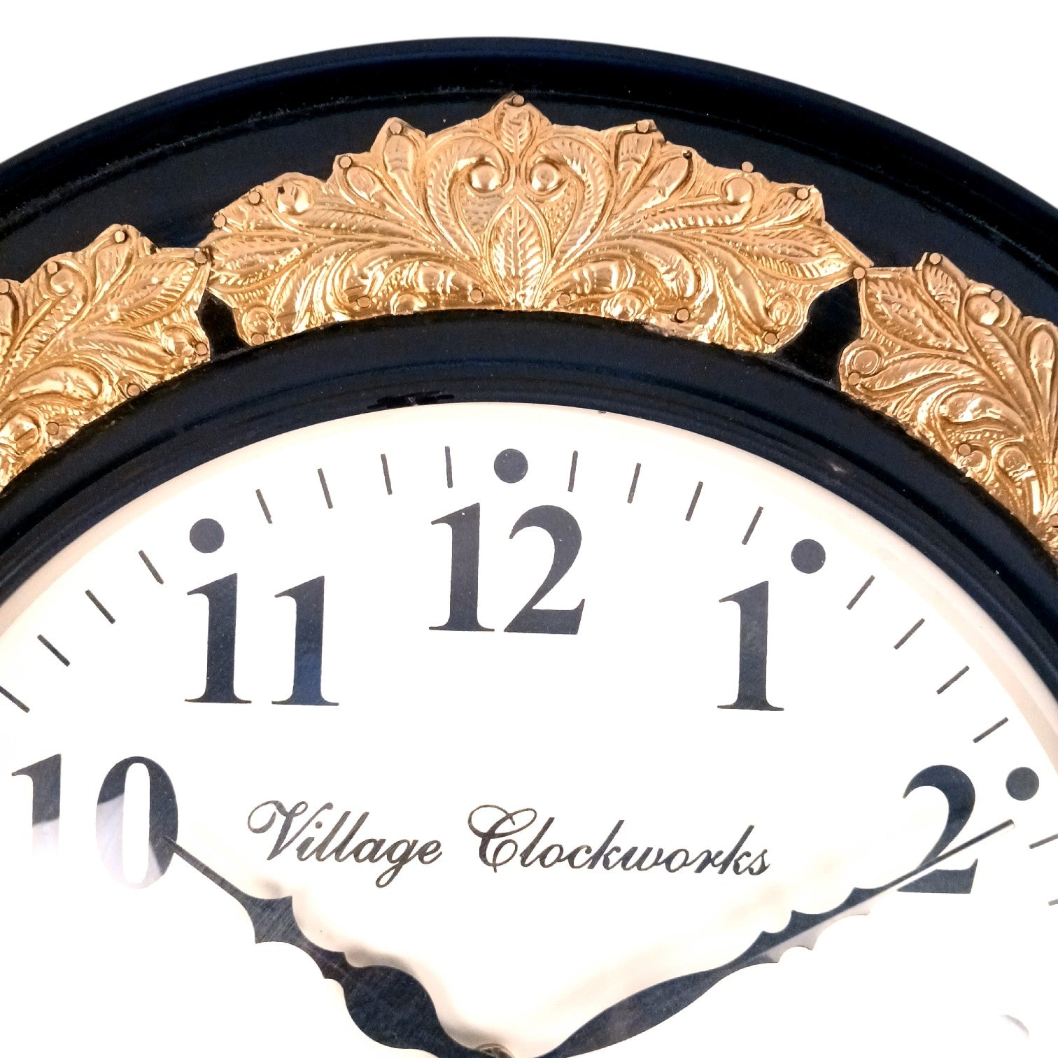 Designer Wall Clock for Living Room Bedroom & Office | Analog Decorative Wall Clock | Modern Home Decor Wooden Clock | Easy Read Display | Housewarming Gift - 18 Inch - Apkamart