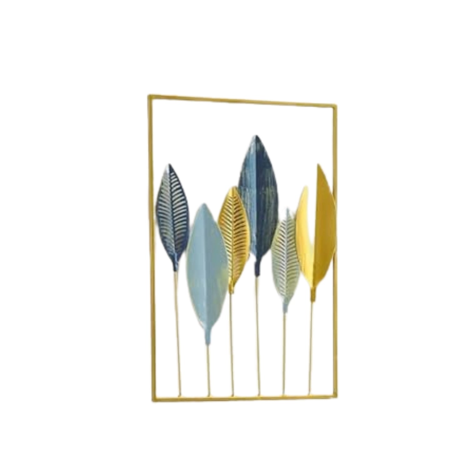 Flower Wall Hanging Set | Decorative Floral Wall Art for Home, Living Room, Bedroom & Hall | Metal Flower Wall Decor Panels - 24 Inch (Set Of 3) - Apkamart