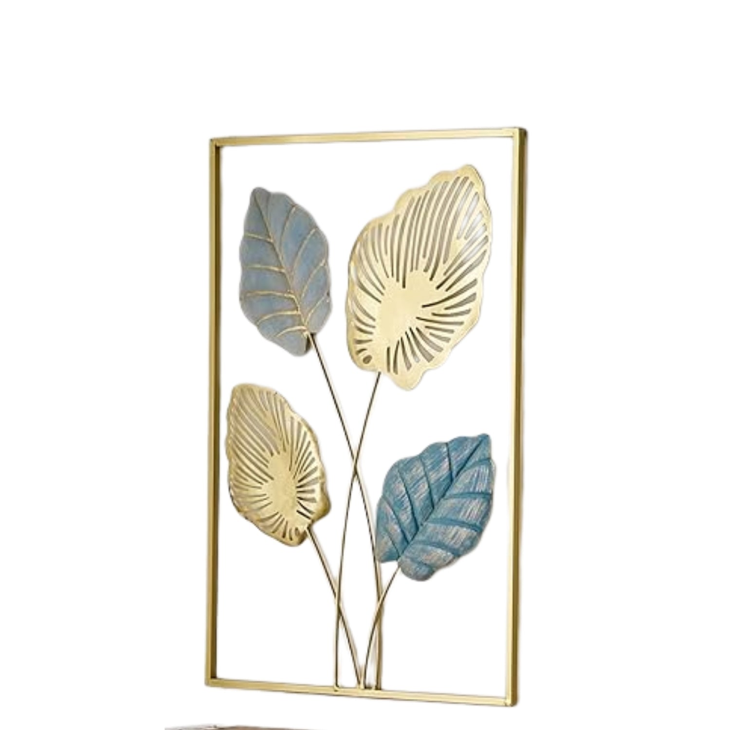 Flower Wall Hanging Set | Decorative Floral Wall Art for Home, Living Room, Bedroom & Hall | Metal Flower Wall Decor Panels - 24 Inch (Set Of 3) - Apkamart