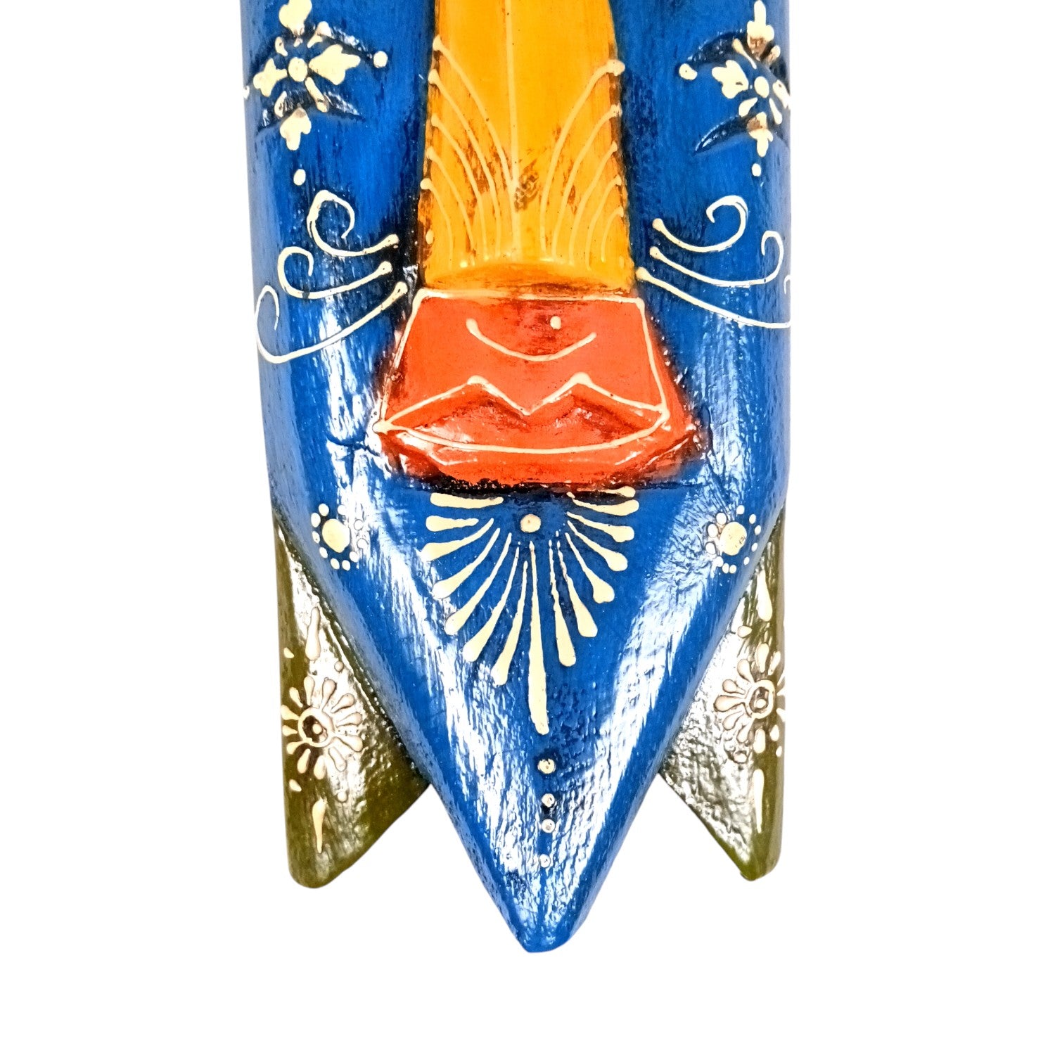 Wooden Wall Hanging Mask Showpiece | Decorative Mask for Home Wall Decor Premium Home Decor Item for Living Room | Bedroom Gift & Festive Showpiece - 15 Inch - Apkamart