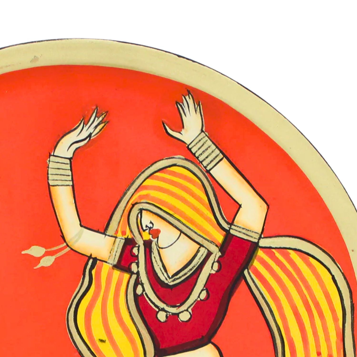 Wall Plate | Wooden Wall Hanging Plates - Bani Thani Lady Wall Art - For Home Decor, Living Room, Bedroom, Office | Gift for Wedding, Housewarming, Festivals - 12 Inch - Apkamart #Style_Design 2