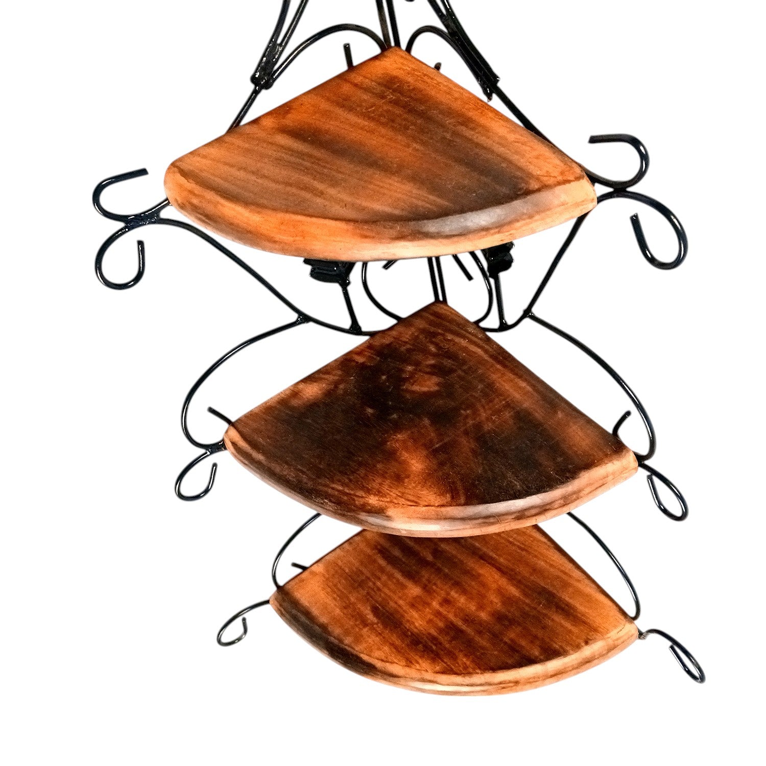 Wall Shelf Stand 3 Shelf| Floating Shelves Hanging For Keeping Showpieces, Small Plants, Tea Lights | Wooden Wall Brackets - For Home, Living Room, Wall Decor & Gifts - 25 Inch - Apkamart