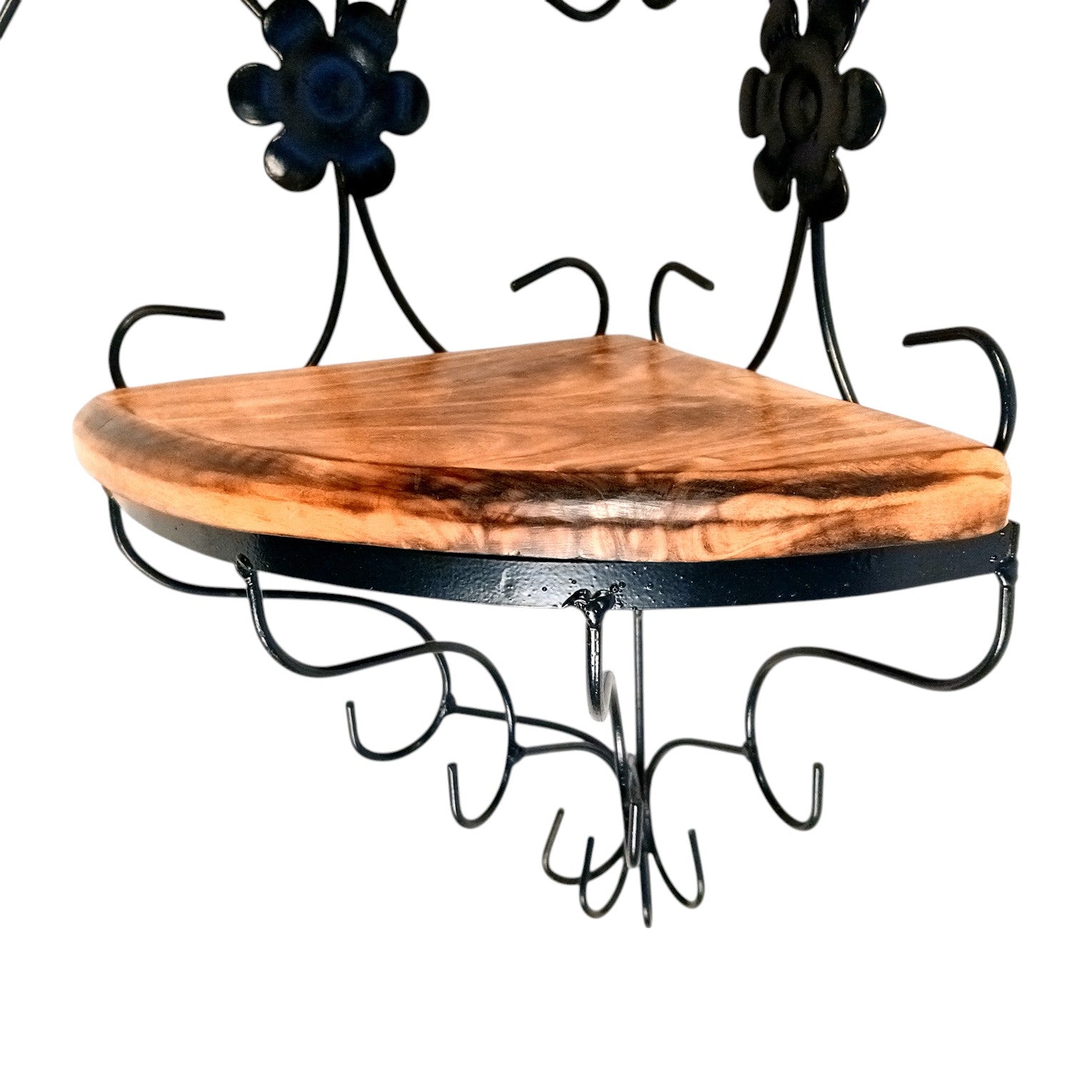 Wall Shelf Stand 2 Shelf | Floating Shelves Hanging For Keeping Showpieces, Small Plants, Tea Lights | Wooden Wall Brackets - For Home, Living Room, Wall Decor & Gifts - 19 Inch - Apkamart