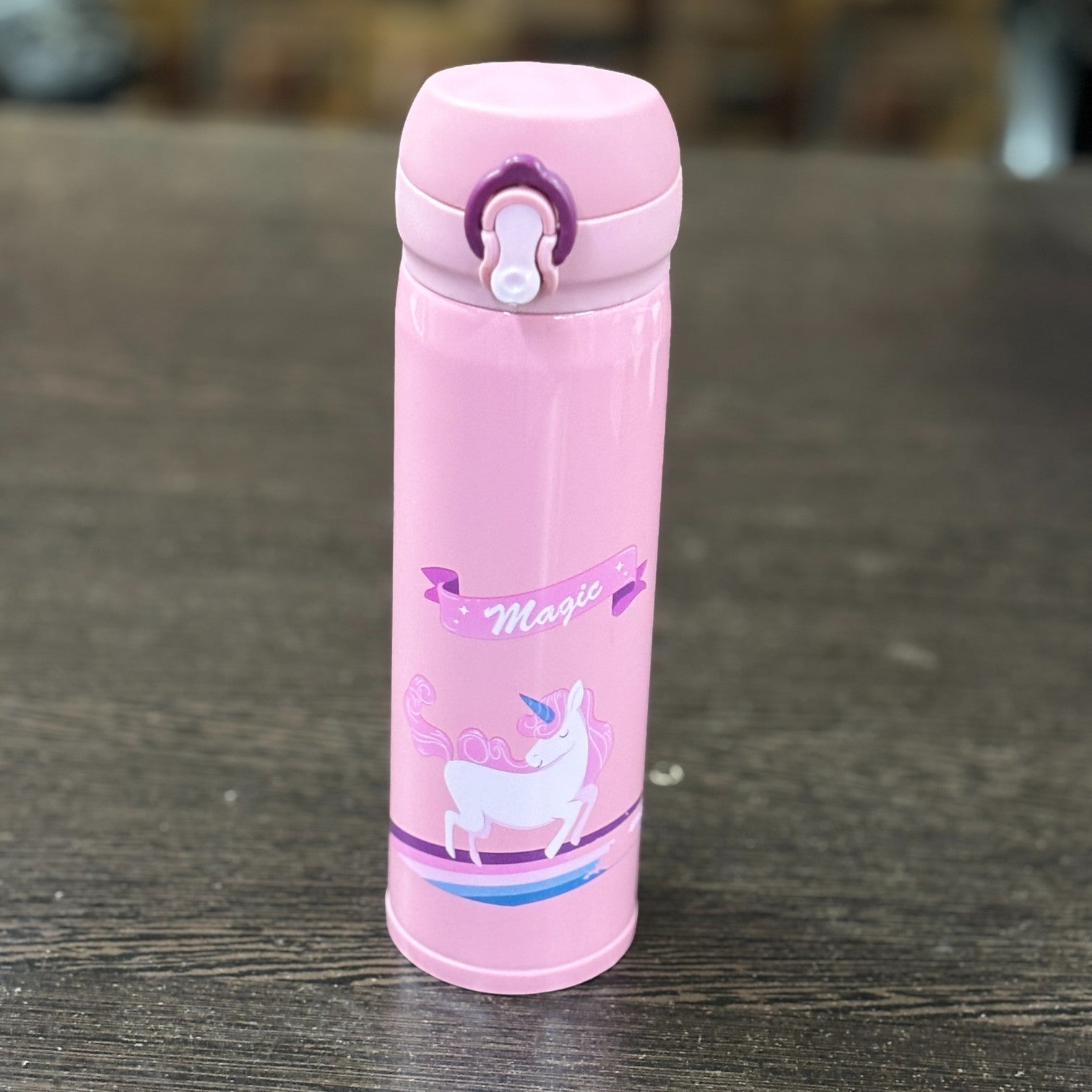 Kids Water Bottle | Bottle for Girls & Boys | Leakproof, Durable & BPA-Free | Kids School Water Bottle with Handle | Cartoon Design Plastic Bottle for Travel - ml - Apkamart