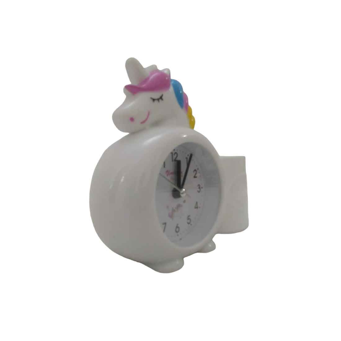 Kids Alarm Clock with Pen Pencil Stand | Unicorn Design Table Alarm Clock - For Kids Room Decor & Birthday Gift - Apkamart
