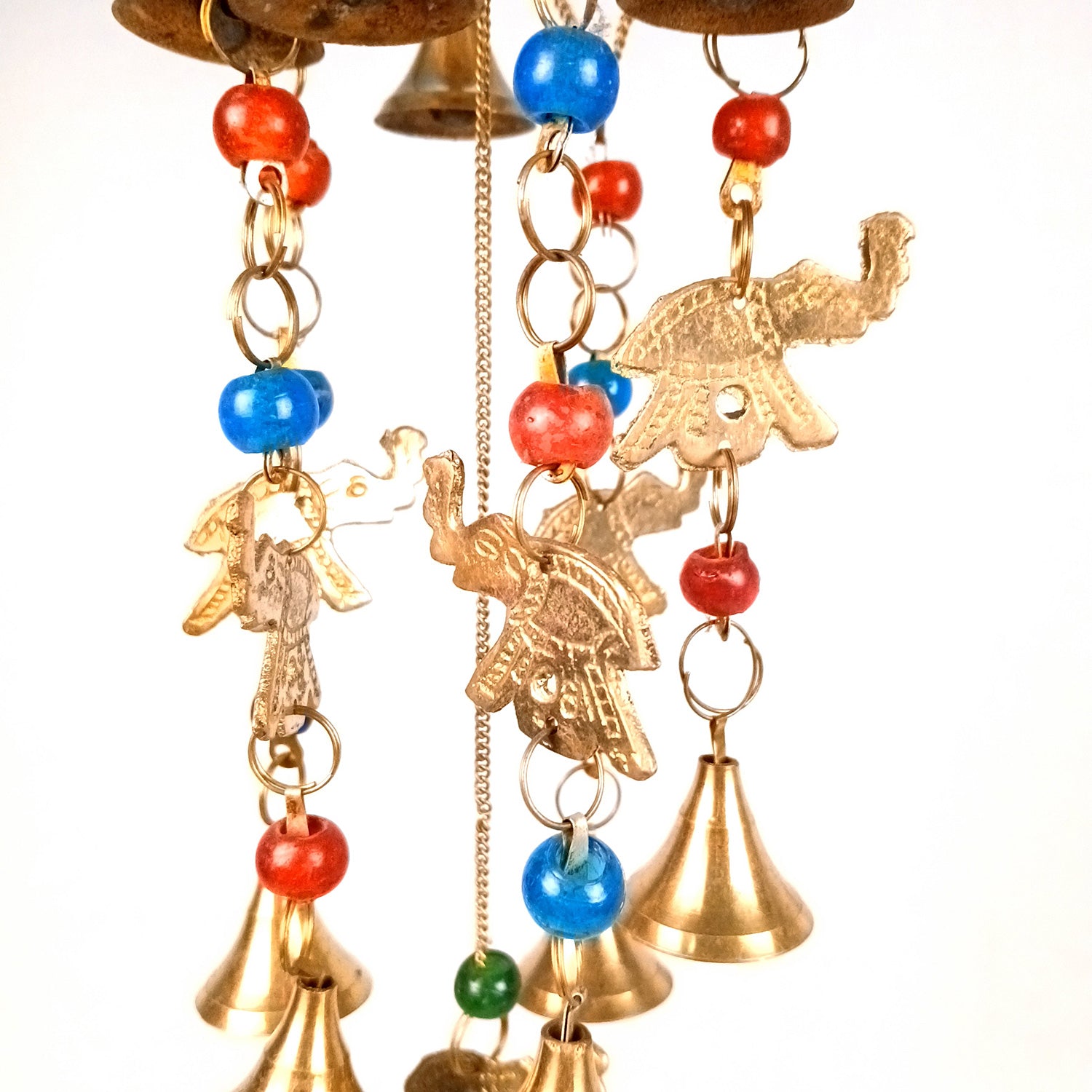 Windchime Hangings | Brass Wind Chimes for Fengshui - for Vastu, Balcony, Garden, Good Luck, Home Decor & Gifts - 18 Inch - Apkamart