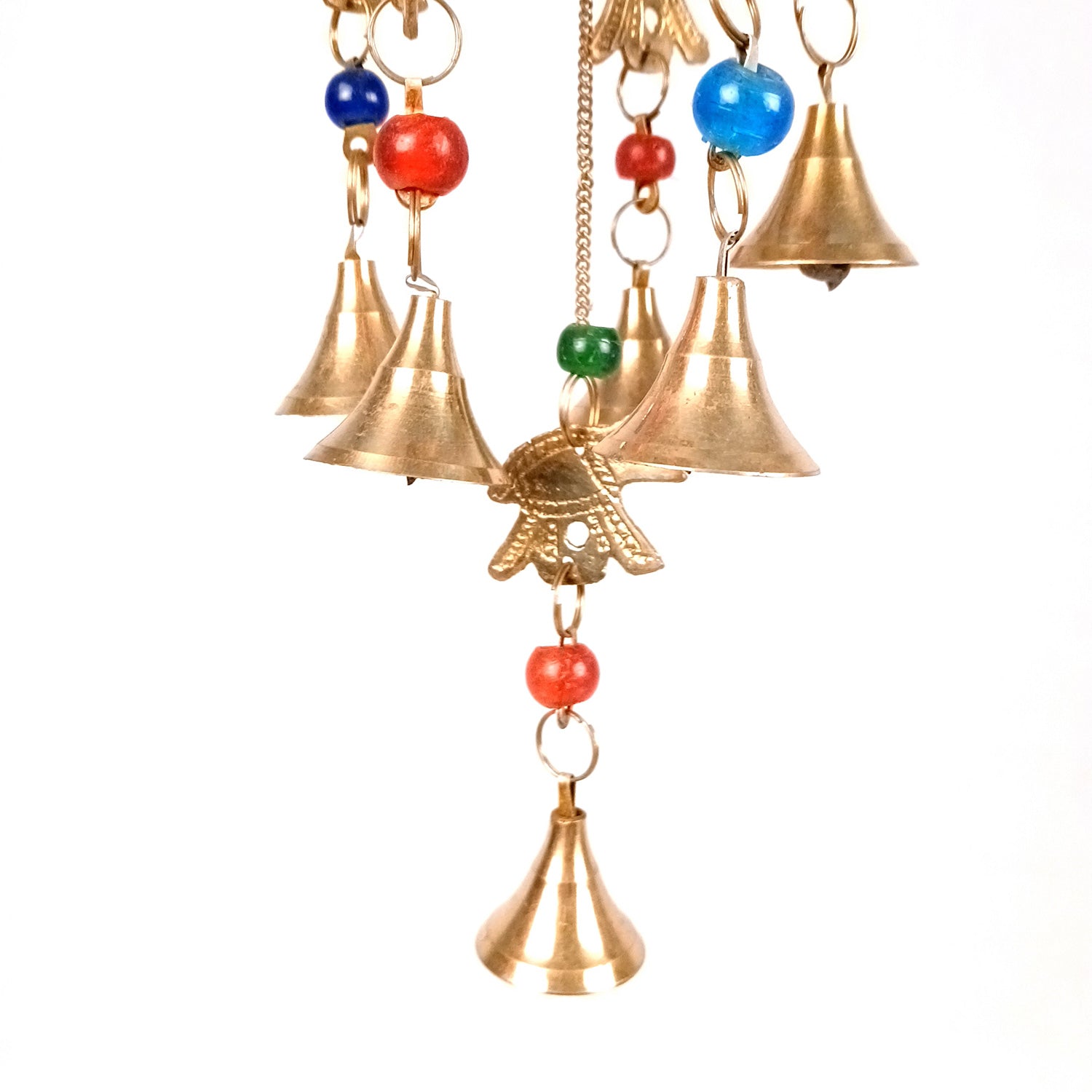 Windchime Hangings | Brass Wind Chimes for Fengshui - for Vastu, Balcony, Garden, Good Luck, Home Decor & Gifts - 18 Inch - Apkamart