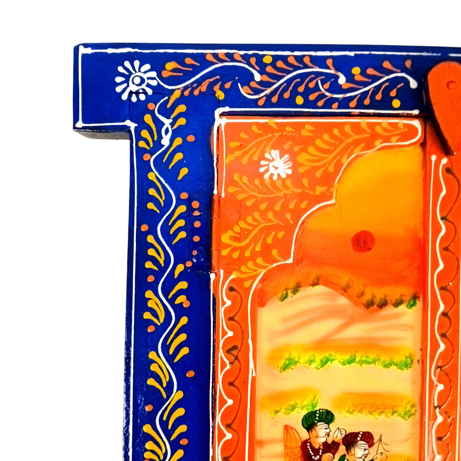 Jharokha Window Wall Hanging | Openable Multicolor Wooden Jharokha for Home Decor, Living Room, Entrance & Traditional Wall Art - 15 Inch - Apkamart