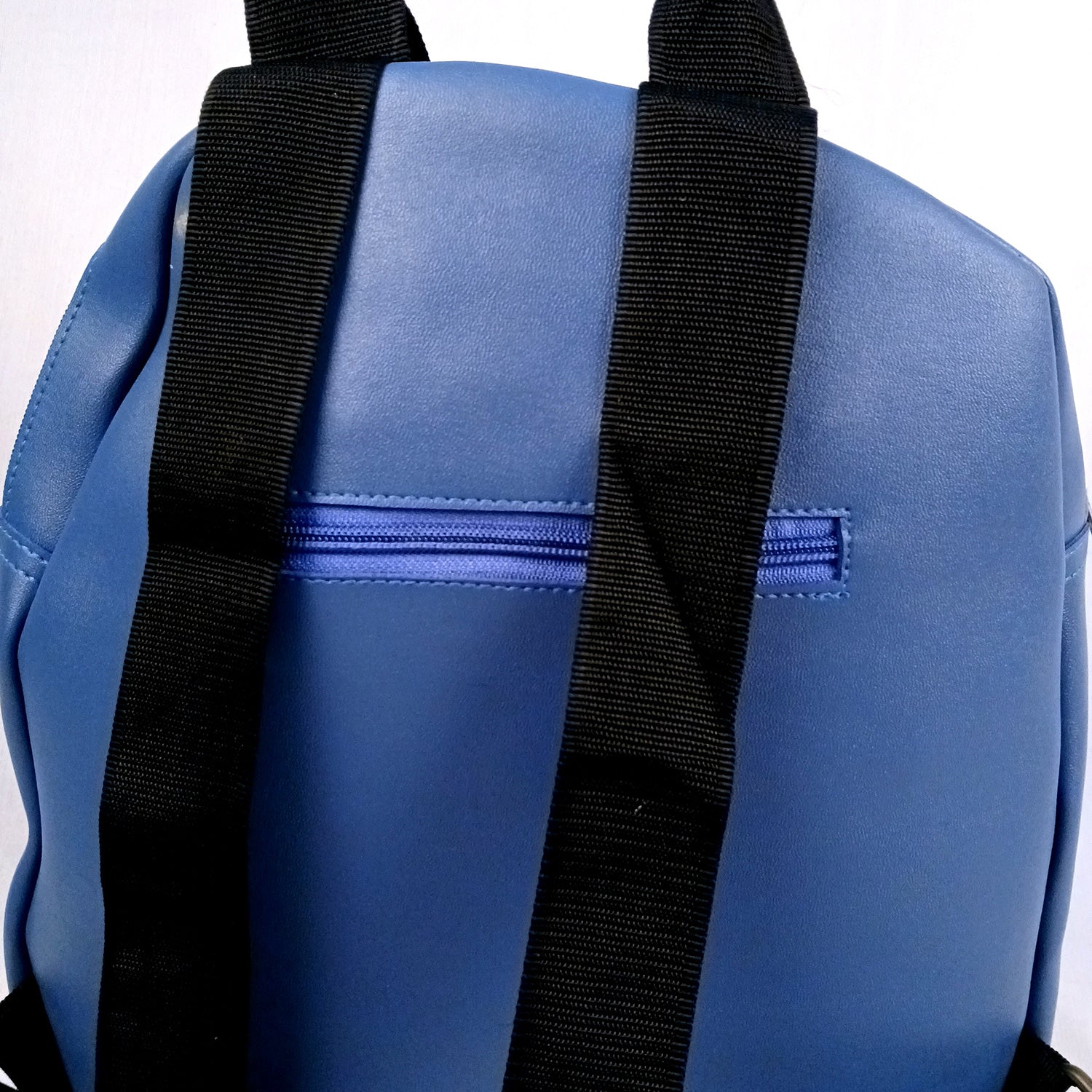 Backpack Bag |Premium PU Leather Casual Pithu Bags | Latest Trendy Office Bag | School & College Bags for Girls - For Woman, Girls, Laptop, Office & Gifts - Blue - Apkamart