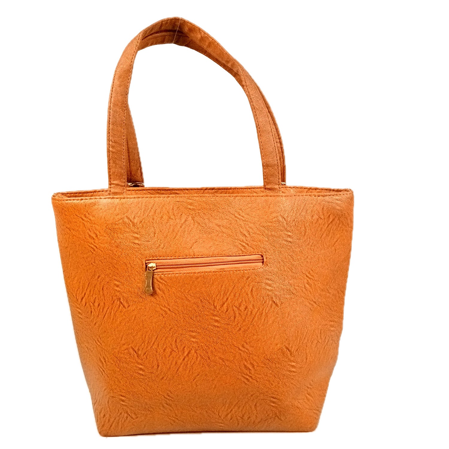 Women's Handbags | Premium PU Leather Big Shoulder Bags | Latest Trendy Ladies Purse |Top Handle Stylish Large Capacity Tote Bags With Dual Spacious Compartments - Peach - Apkamart #Colour_Brown